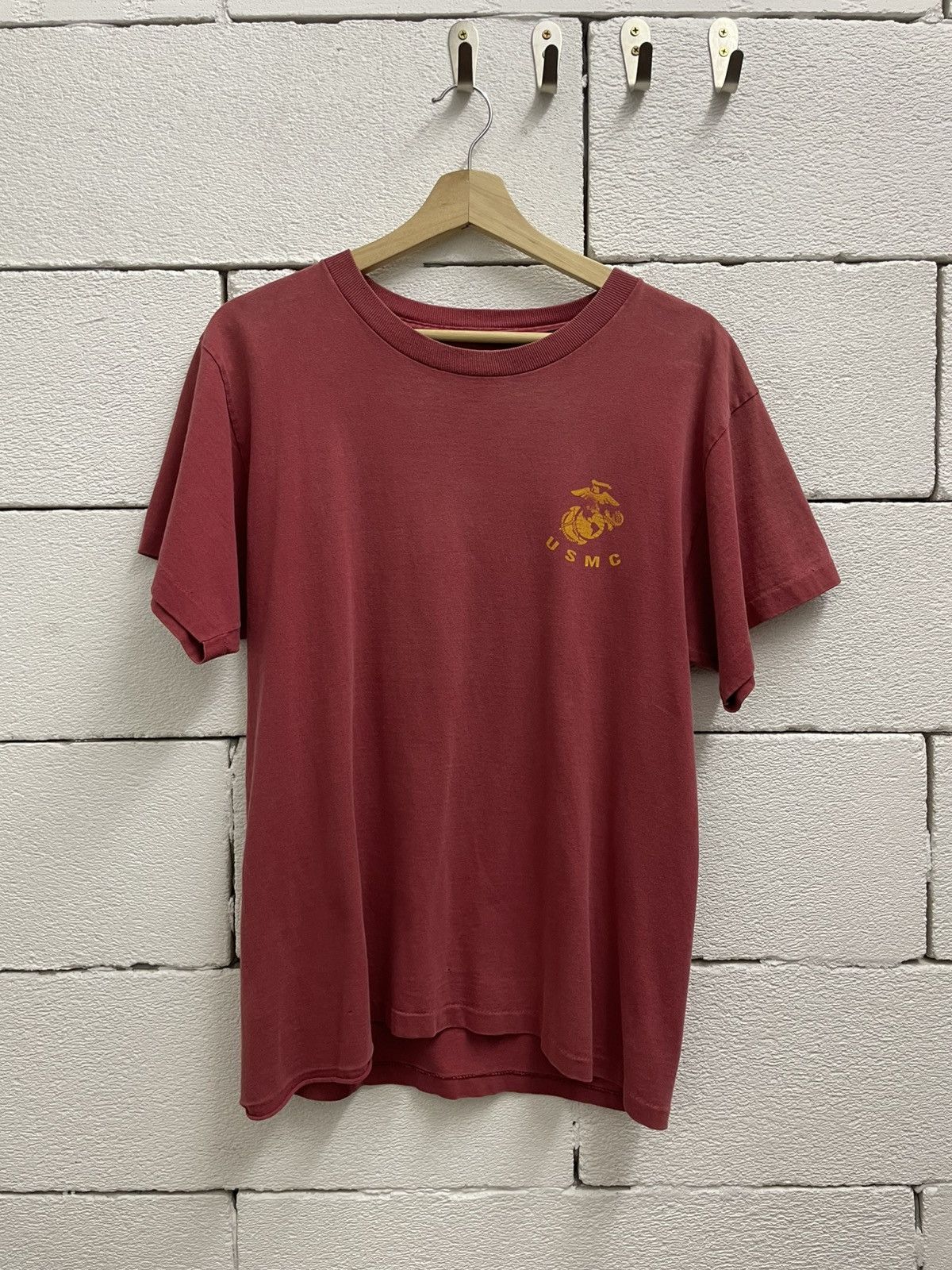 Vintage USMC Thrashed Sun Faded Distressed Shirt Grunge ERD
