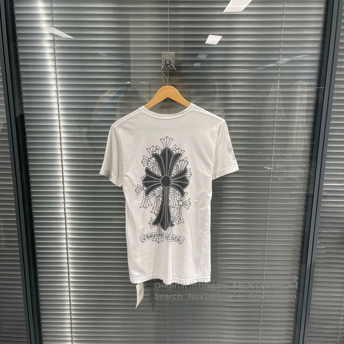 Chrome Hearts White Short Sleeve T-Shirt with Pocket. Size US S / EU 44-46 / 1 - 2 Thumbnail