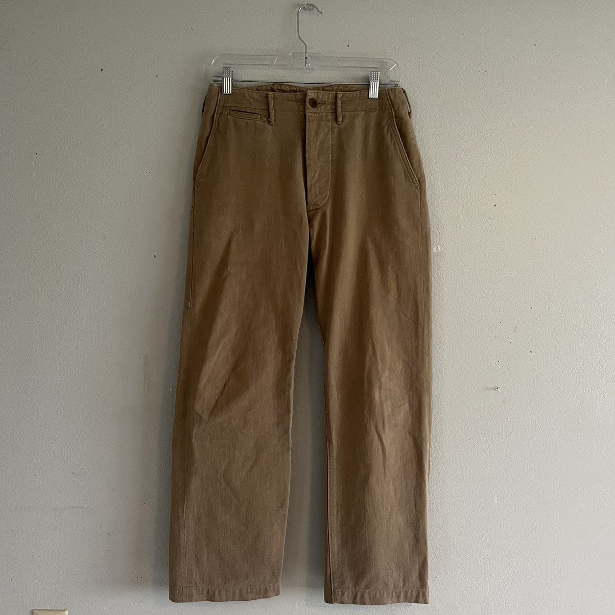 image of Kapital Selvedge Work Pants in Brown, Men's (Size 30)