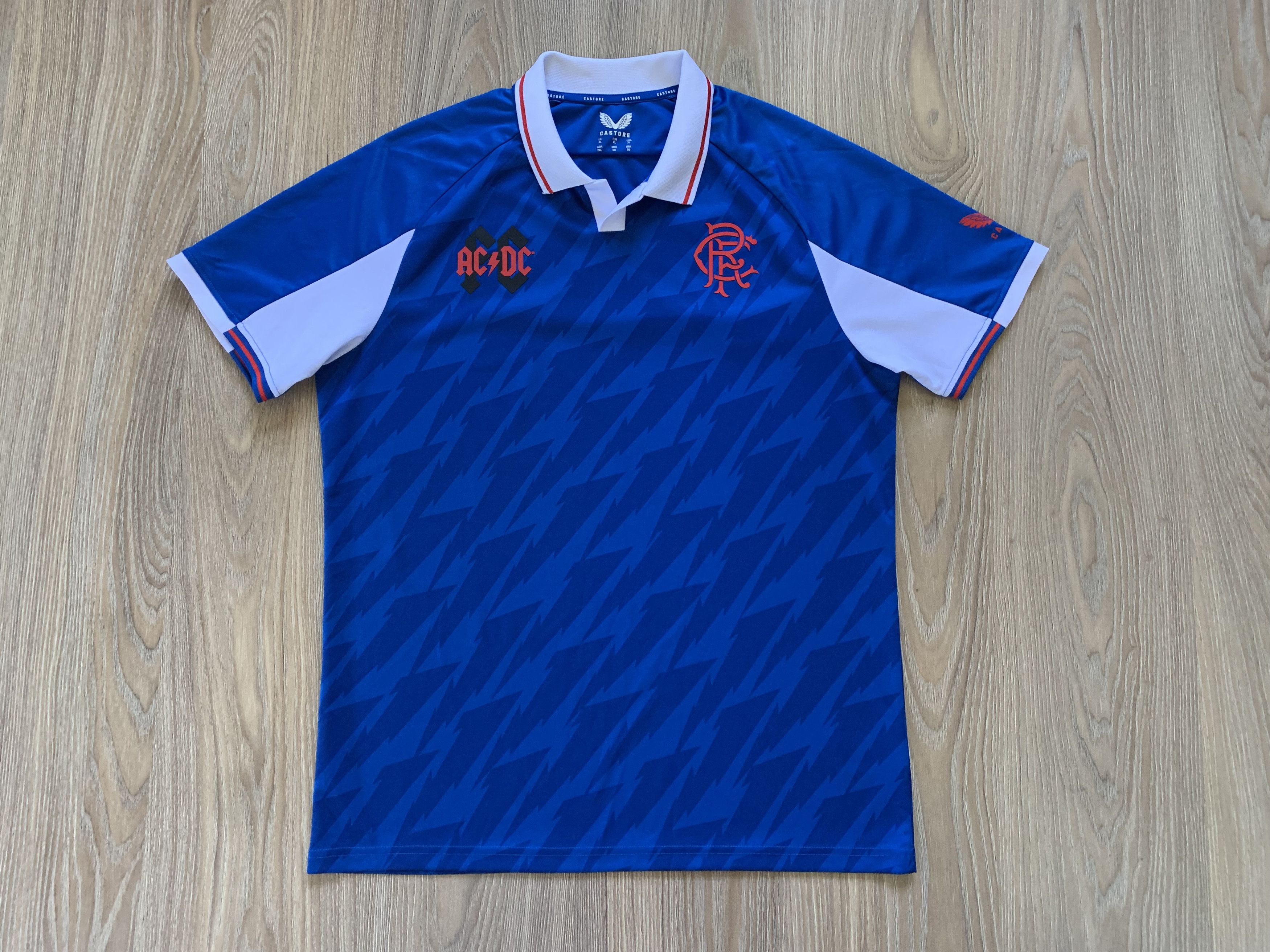 Castore Castore AC DC Rangers 2023 Training Polo Jersey Size US XL / EU 56 / 4 - 2 Thumbnail