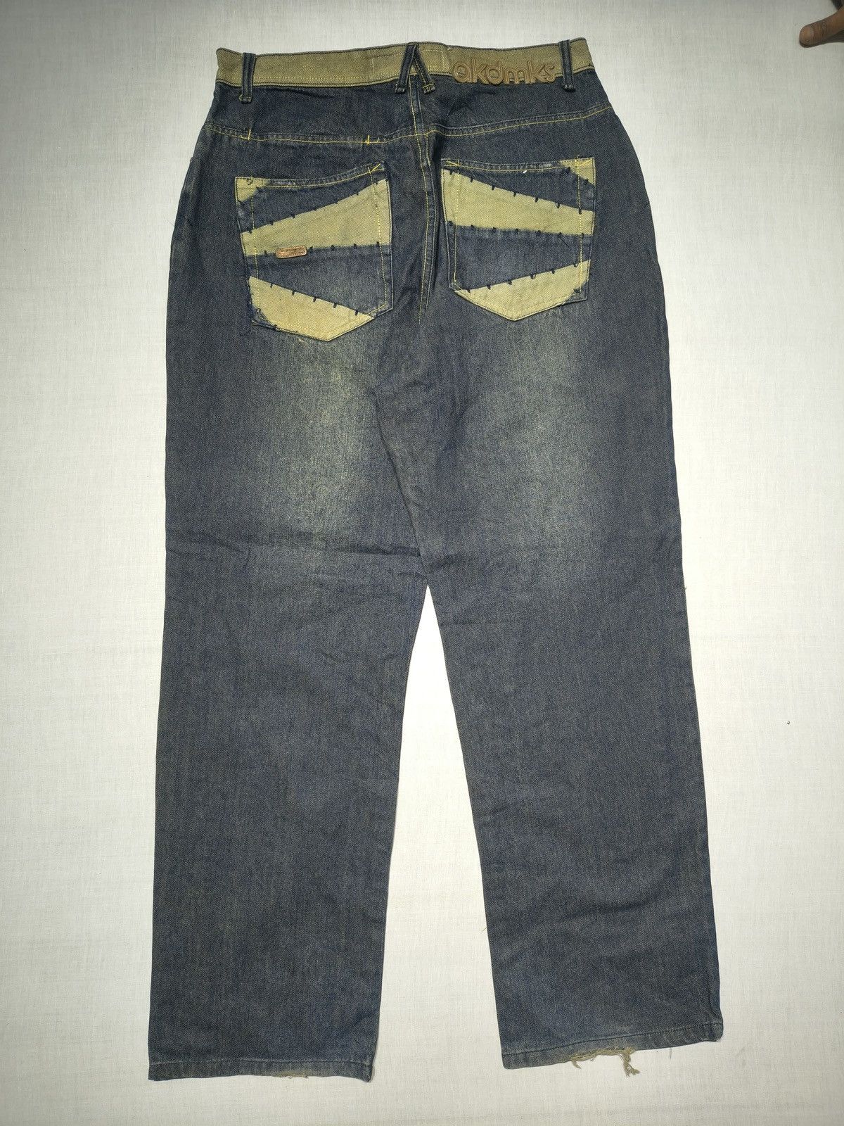 Southpole AKADEMIKS CRAZY PATCHWORK JEANS 🥵(008) Size US 34 / EU 50 - 3 Thumbnail