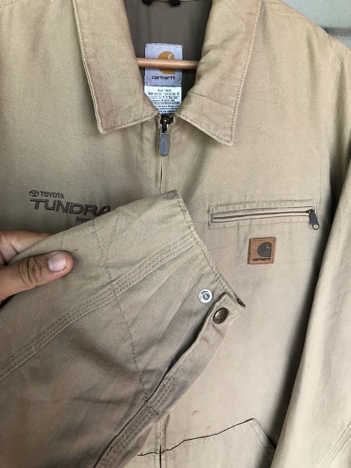 Carhartt × Carhartt Wip Vintage Carhartt Workwear Toyota Tundra Never Quit Jacket Size US XL / EU 56 / 4 - 7 Thumbnail