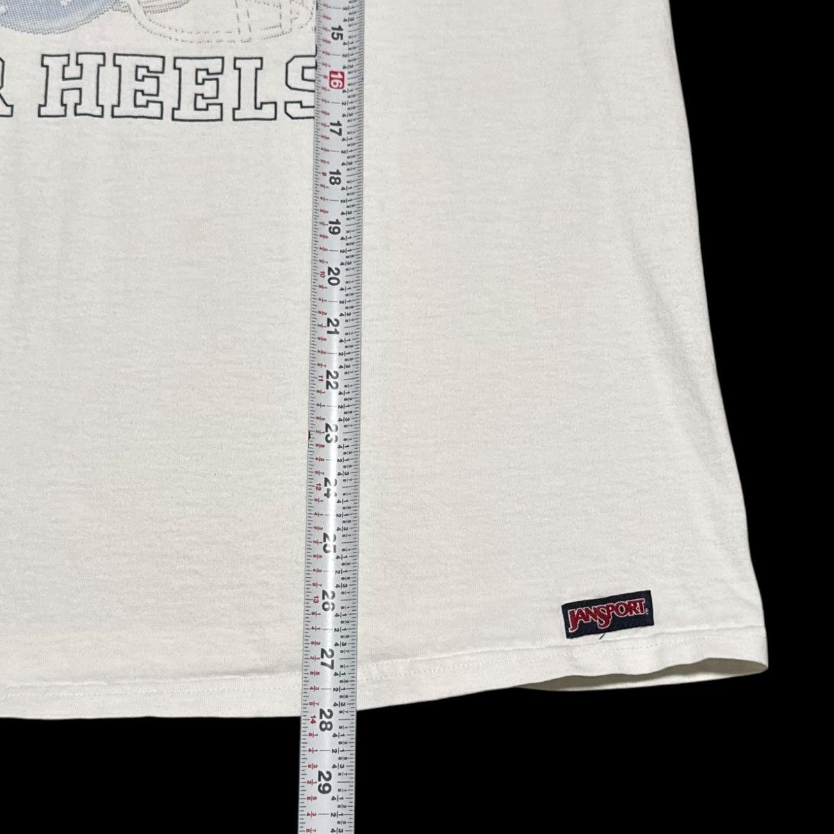 Jansport 90s Jansport North Carolina Tarheels White Shirt Men's XL Size US XL / EU 56 / 4 - 10 Thumbnail