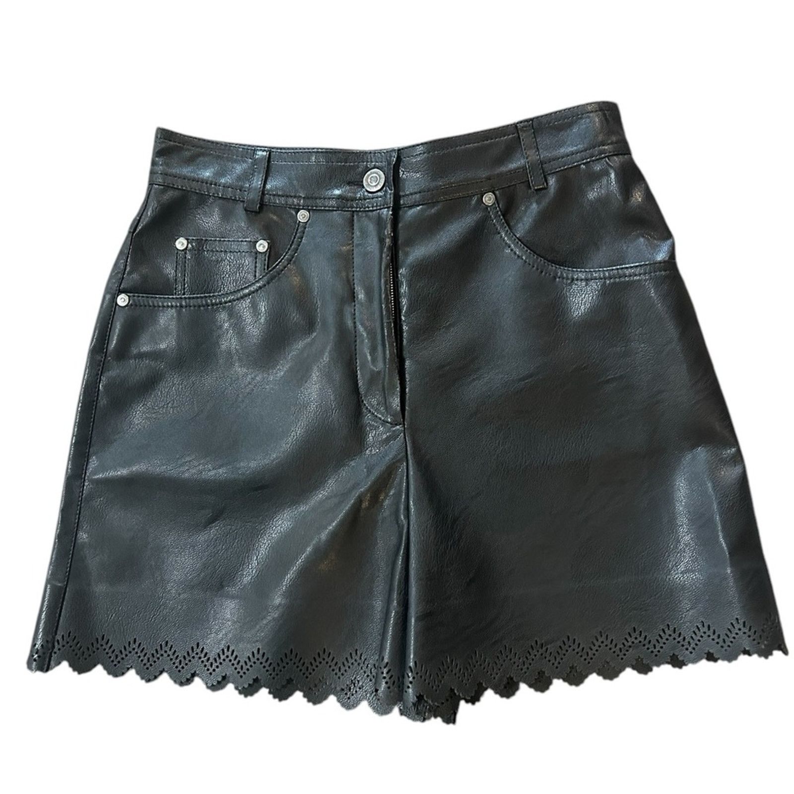 Stella McCartney Stella McCartney Maddox Shorts Black Design Hem 4/38 Size 27" / US 4 / IT 40 - 2 Thumbnail