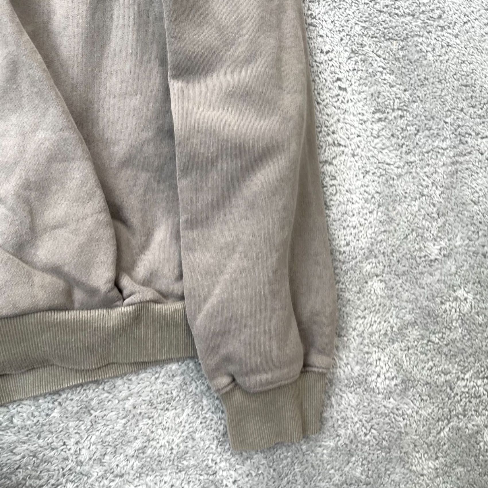 Martine Rose Martine Rose Hoodie Mens Medium Gray Spellout Cotton Fleece Embroidered Pullover Shirt Size US L / EU 52-54 / 3 - 7 Thumbnail