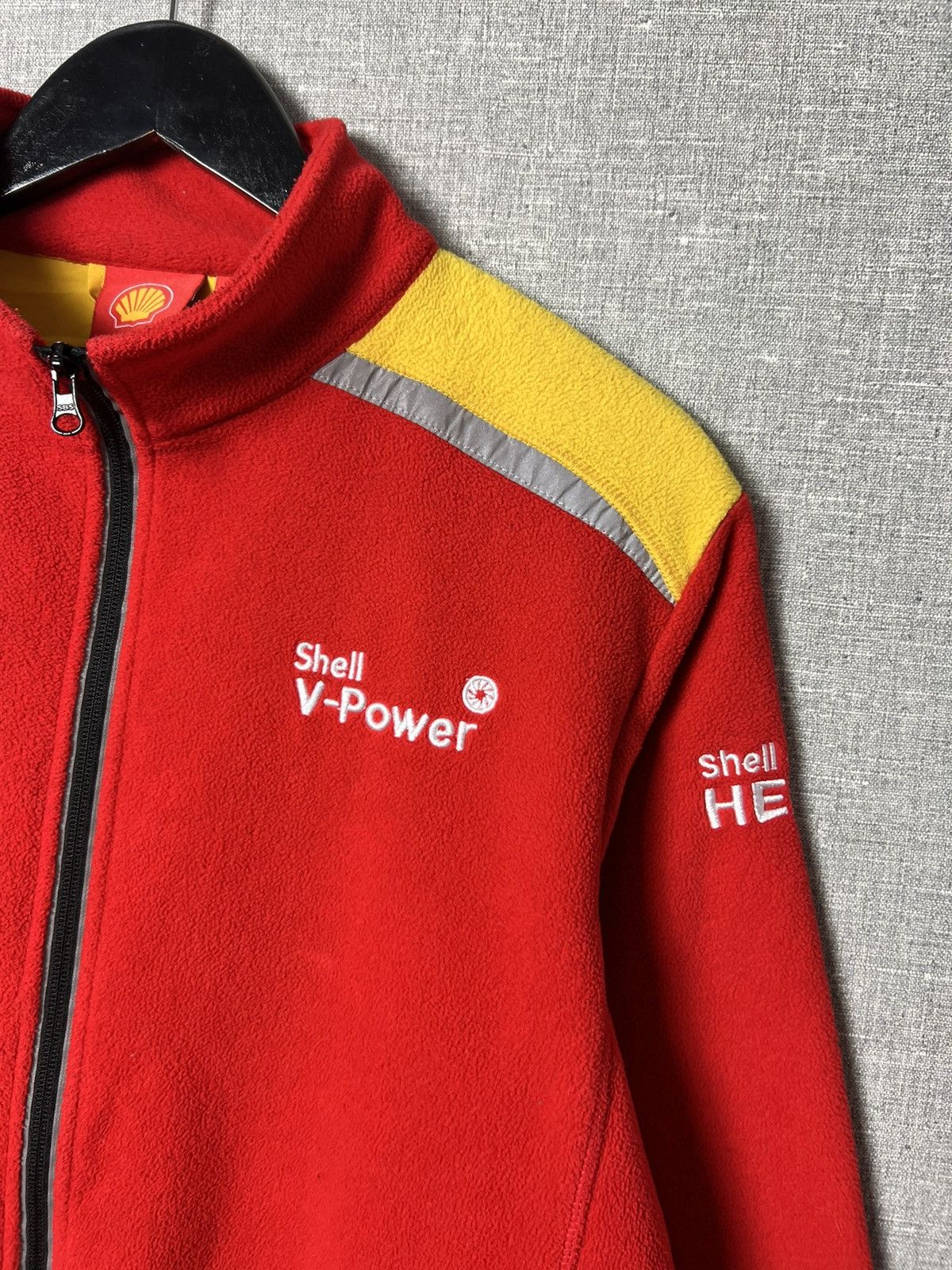 Ferrari Vintage Ferrari Shell Formula 1 Zip Up Fleece Jacket Size US M / EU 48-50 / 2 - 5 Thumbnail