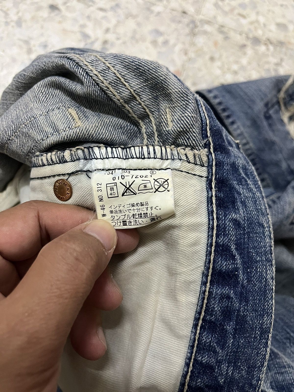 Japanese Brand Japanese brand Takeo kikuchi distress denim style Size US 34 / EU 50 - 8 Thumbnail