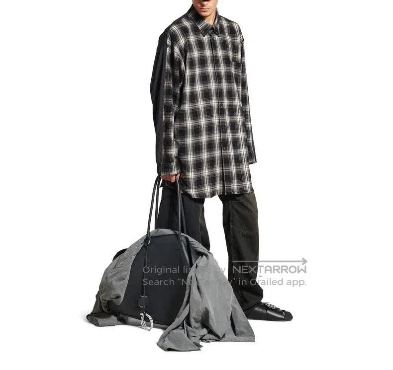 Balenciaga Balenciaga 25 Paneled Plaid Shirt. Size US S / EU 44-46 / 1 - 8 Thumbnail