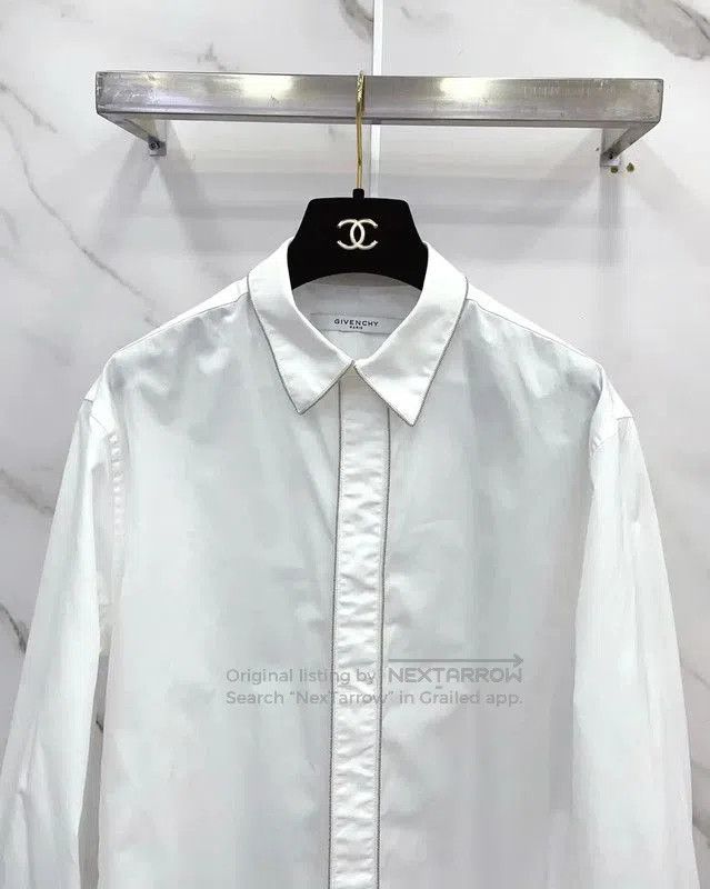 Givenchy Givenchy White Cotton Long Sleeve Shirt . Size S / US 4 / IT 40 - 2 Thumbnail