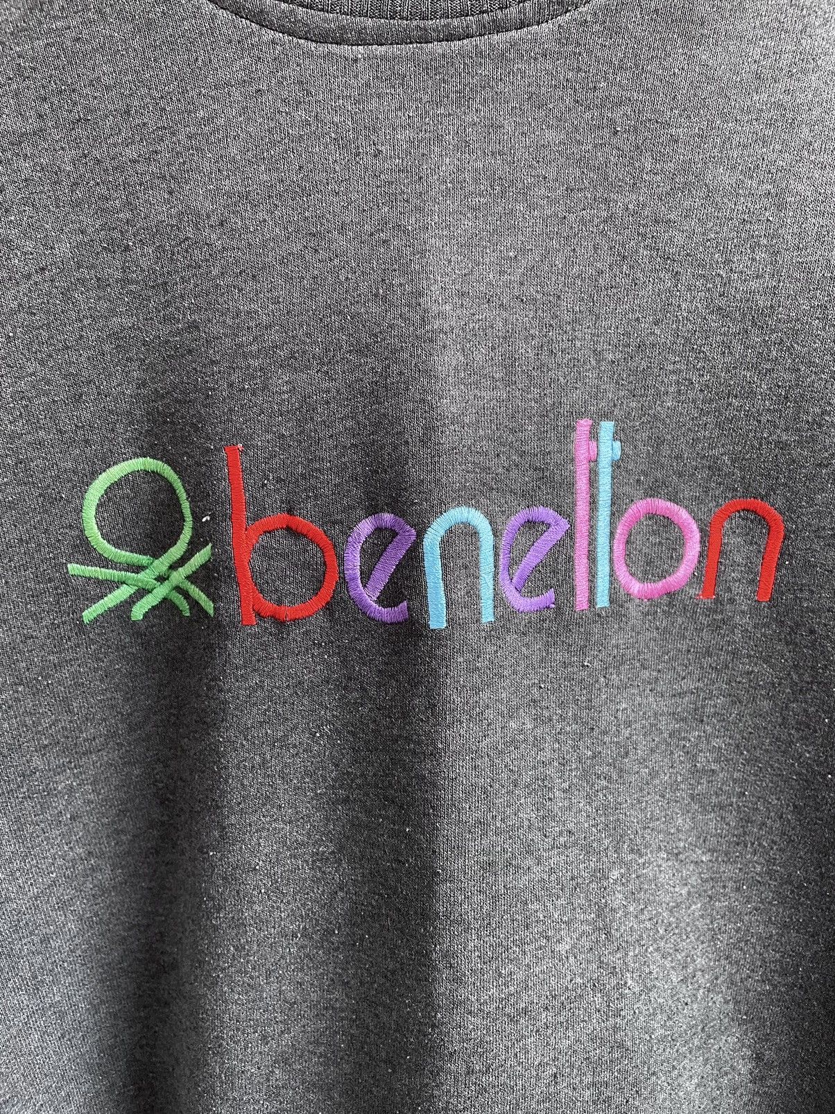 Benetton × Vintage VINTAGE 80-90s BENETTON SWEATSHIRT (MADE IN ITALY) Size US XL / EU 56 / 4 - 3 Thumbnail