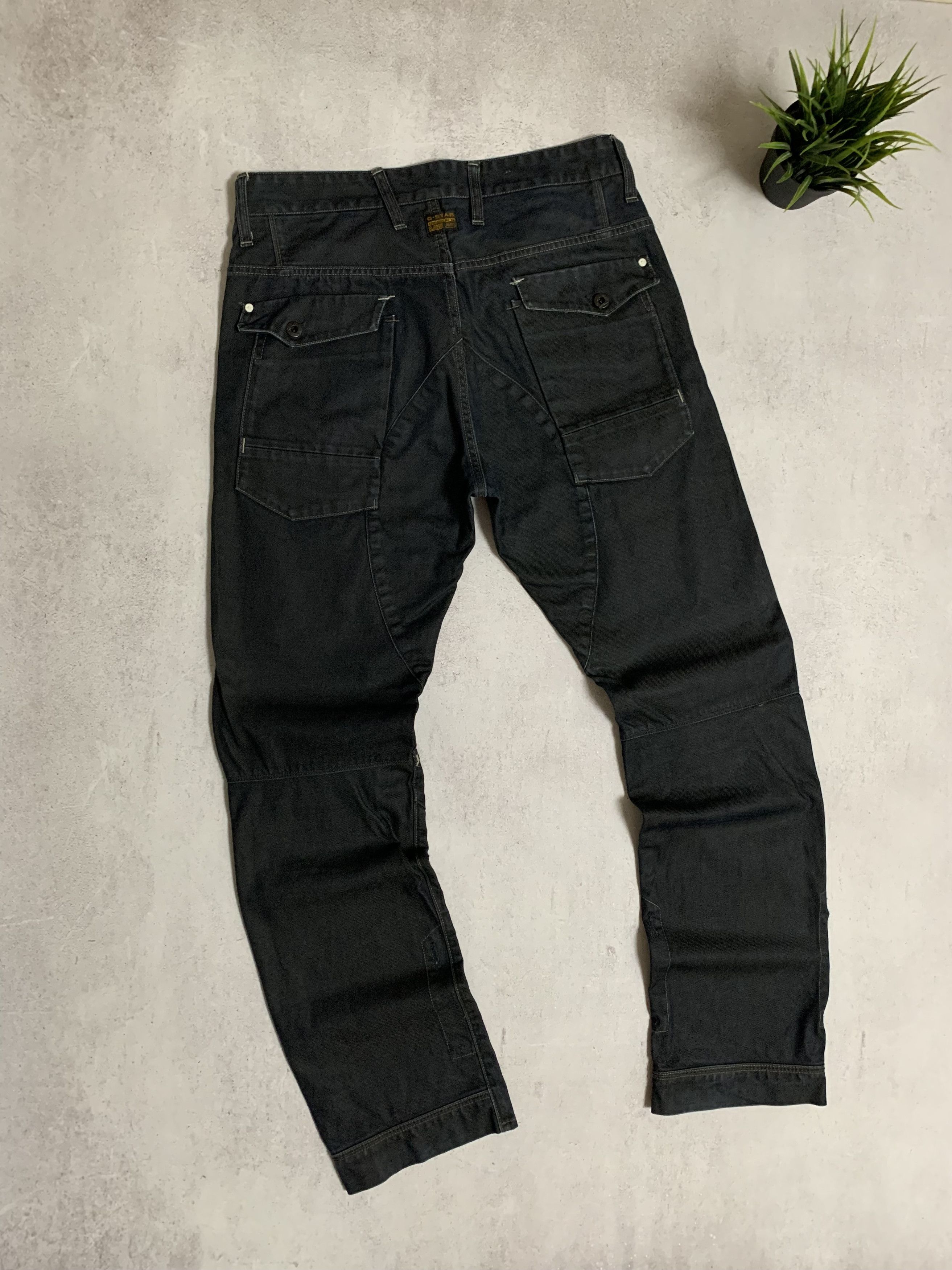 G-Star × Japanese Brand vintage g star raw double knee crazy dirty jeans denim y2k Size US 32 / EU 48 - 7 Thumbnail