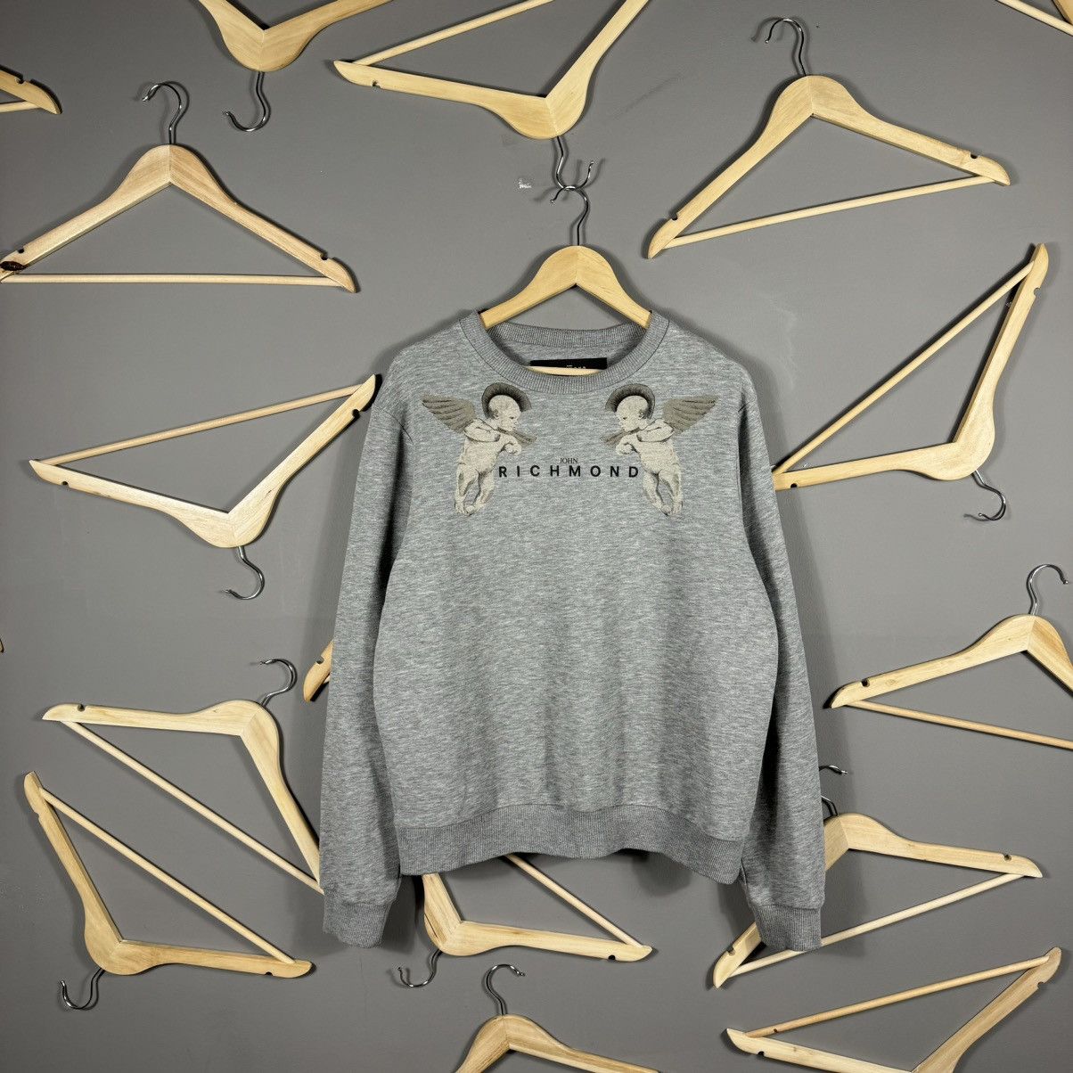 John Richmond John Richmond Angels Sweatshirt Size US XL / EU 56 / 4 - 1 Thumbnail
