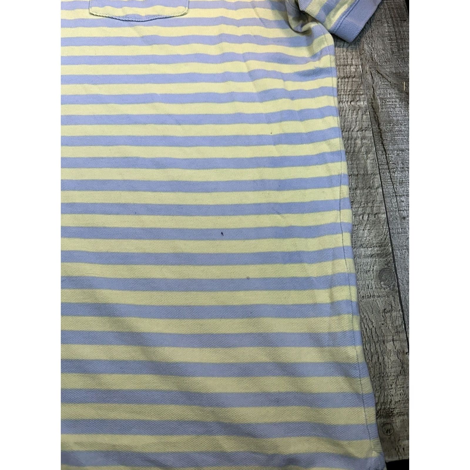 Vineyard Vines Vineyard Vines Polo Shirt Striped Blue Yellow Men XL Polo Mens Size US XL / EU 56 / 4 - 4 Thumbnail