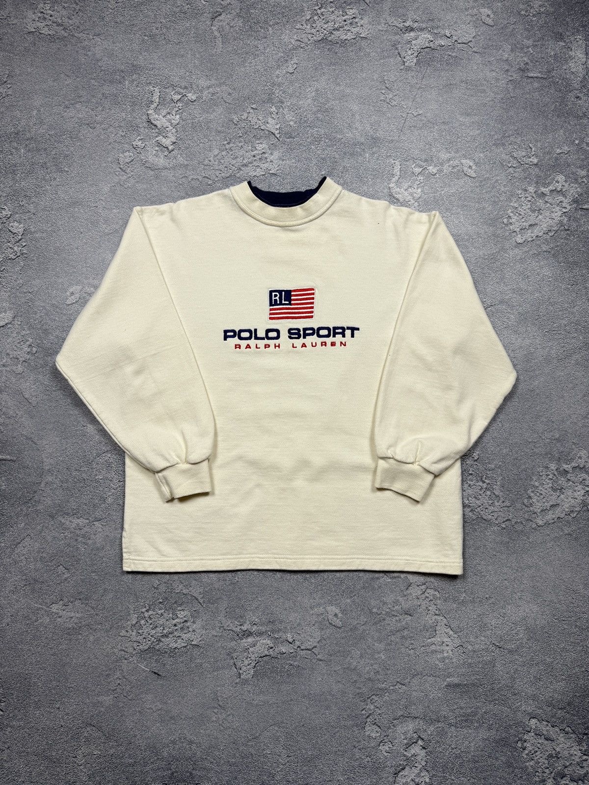 Polo Ralph Lauren Vintage Bootleg Polo Sport Ralph Lauren Boxy Sweatshirt Size US L / EU 52-54 / 3 - 1 Thumbnail