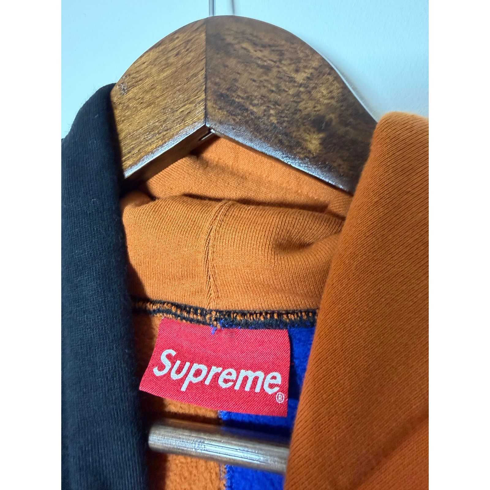 Supreme supreme tricolor hooded sweatshirt Size US M / EU 48-50 / 2 - 3 Thumbnail
