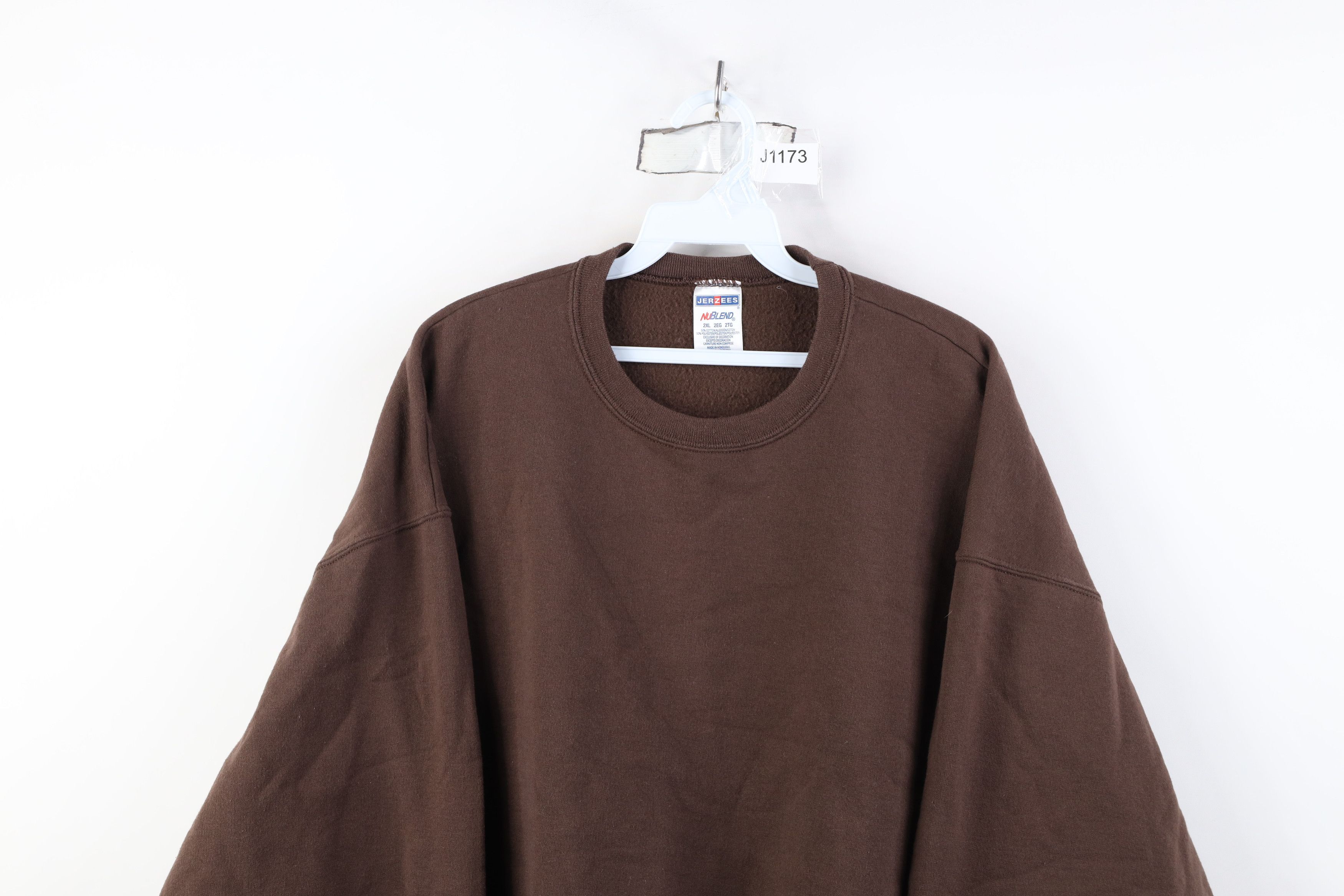 Vintage Vintage 90s Y2K Streetwear Crewneck Sweatshirt Chocolate Size US XXL / EU 58 / 5 - 2 Thumbnail