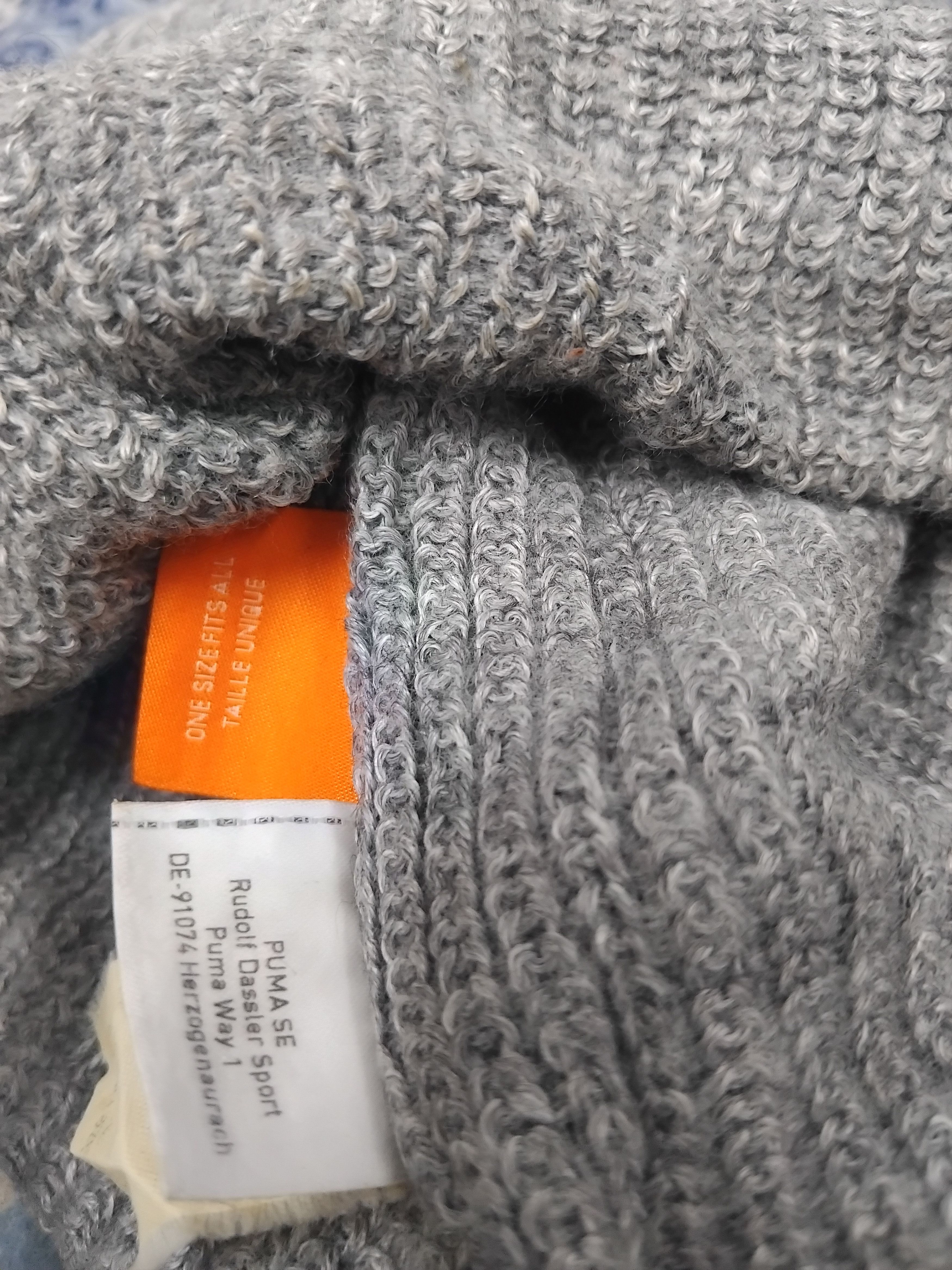 Puma 💥Puma grey colour streetwear beanie hat Size ONE SIZE - 4 Thumbnail