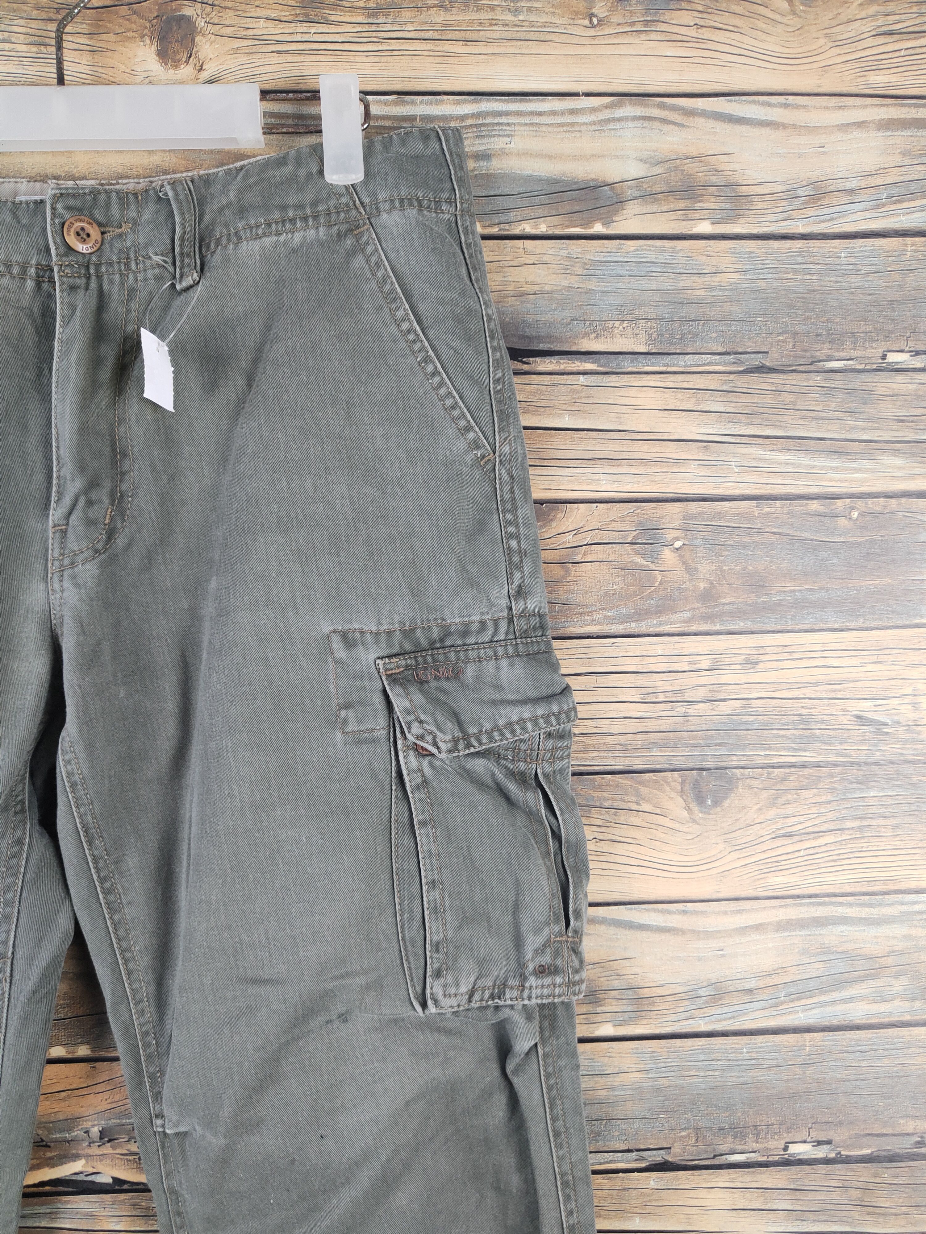 Japanese Brand DLL Ignio Green Multipocket Tactical Cargo Pants #712 Size US 31 - 5 Thumbnail