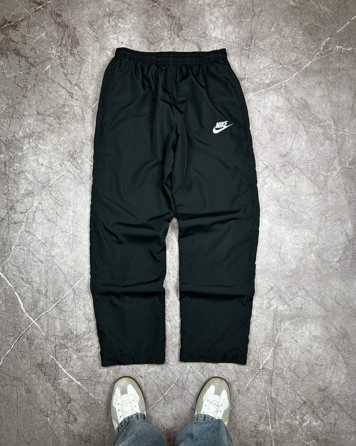 Nike × Vintage Vintage Y2K Nike Swoosh Logo Track Sweat Pants Joggers Size US 33 - 2 Thumbnail