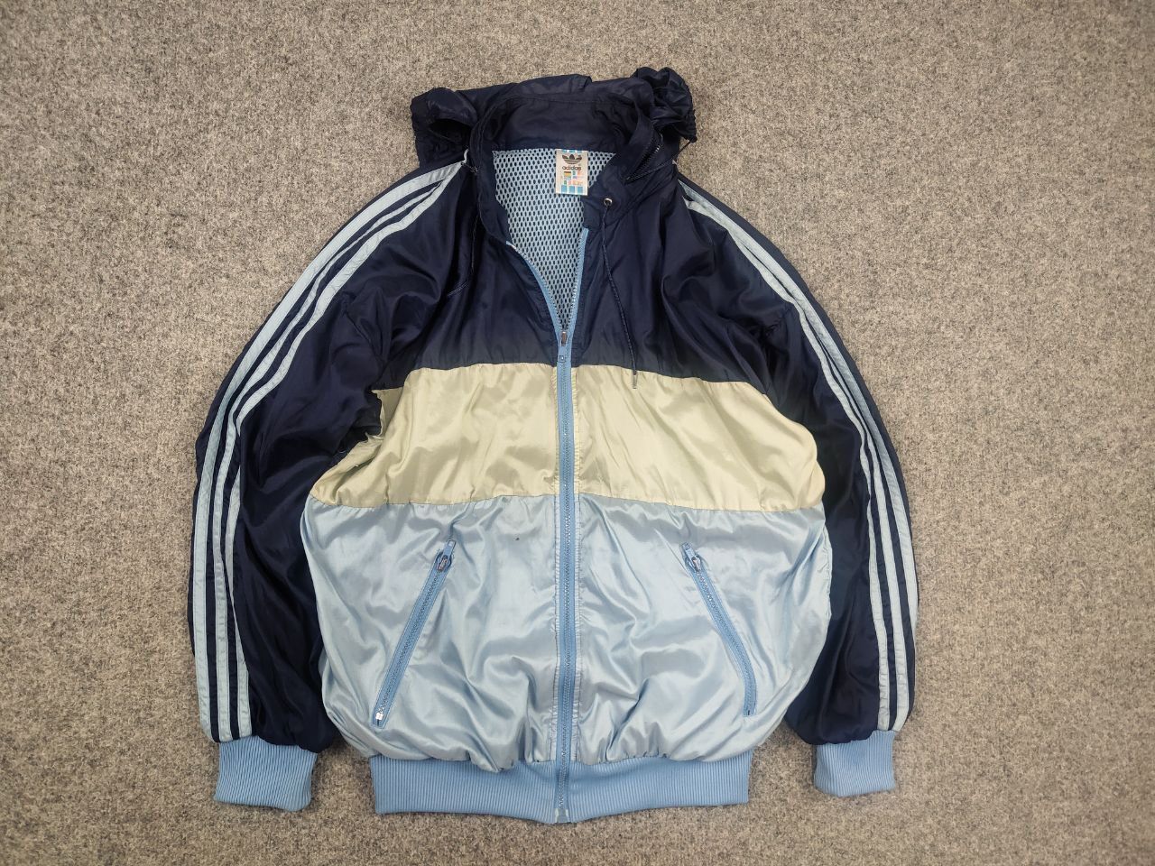 Adidas Vintage 90's Adidas Trefoil Track Zip Light Jacket Retro Size US S / EU 44-46 / 1 - 2 Thumbnail
