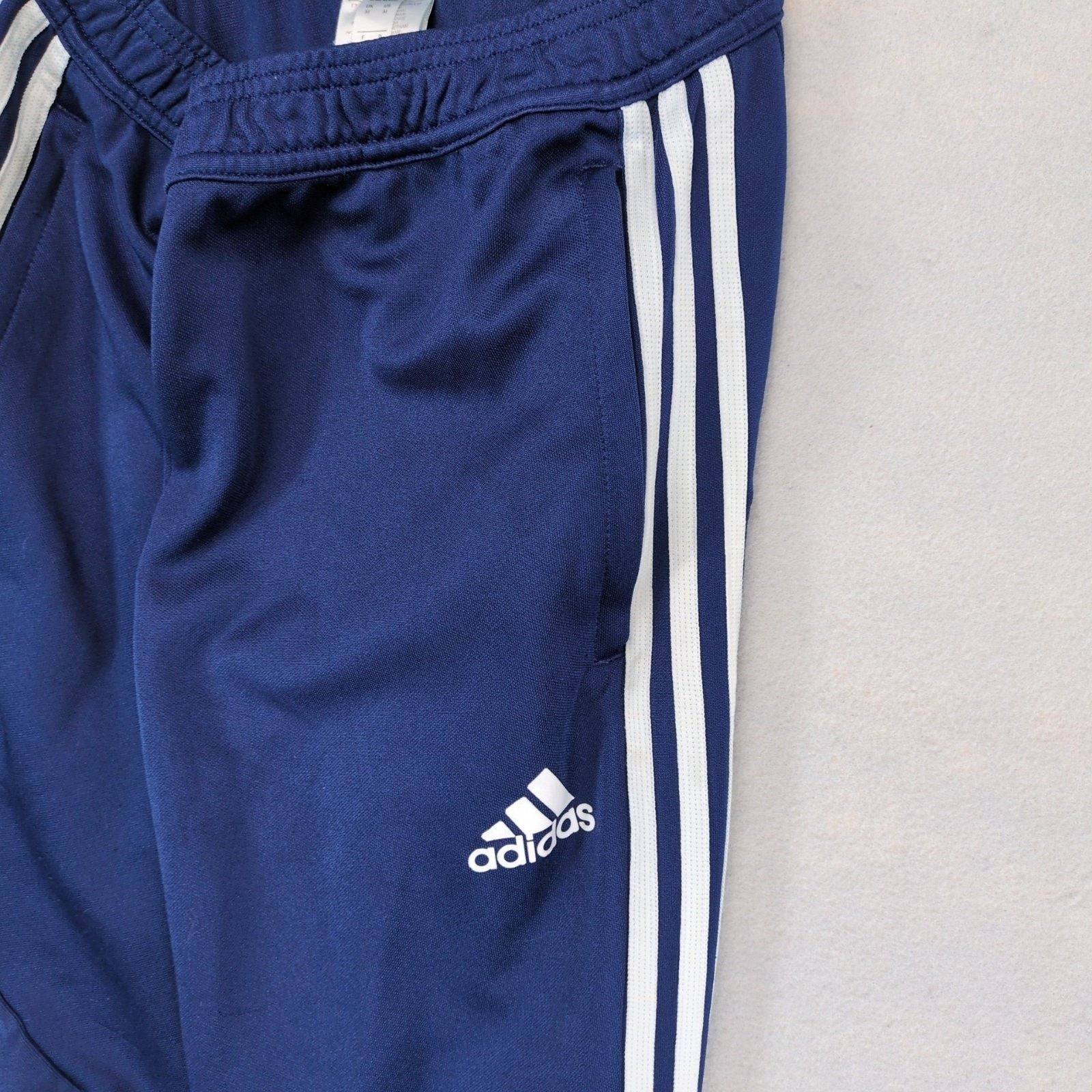 Adidas Adidas Men's M Clima Cool Blue White Striped Athletic Pants Size US 30 / EU 46 - 4 Thumbnail