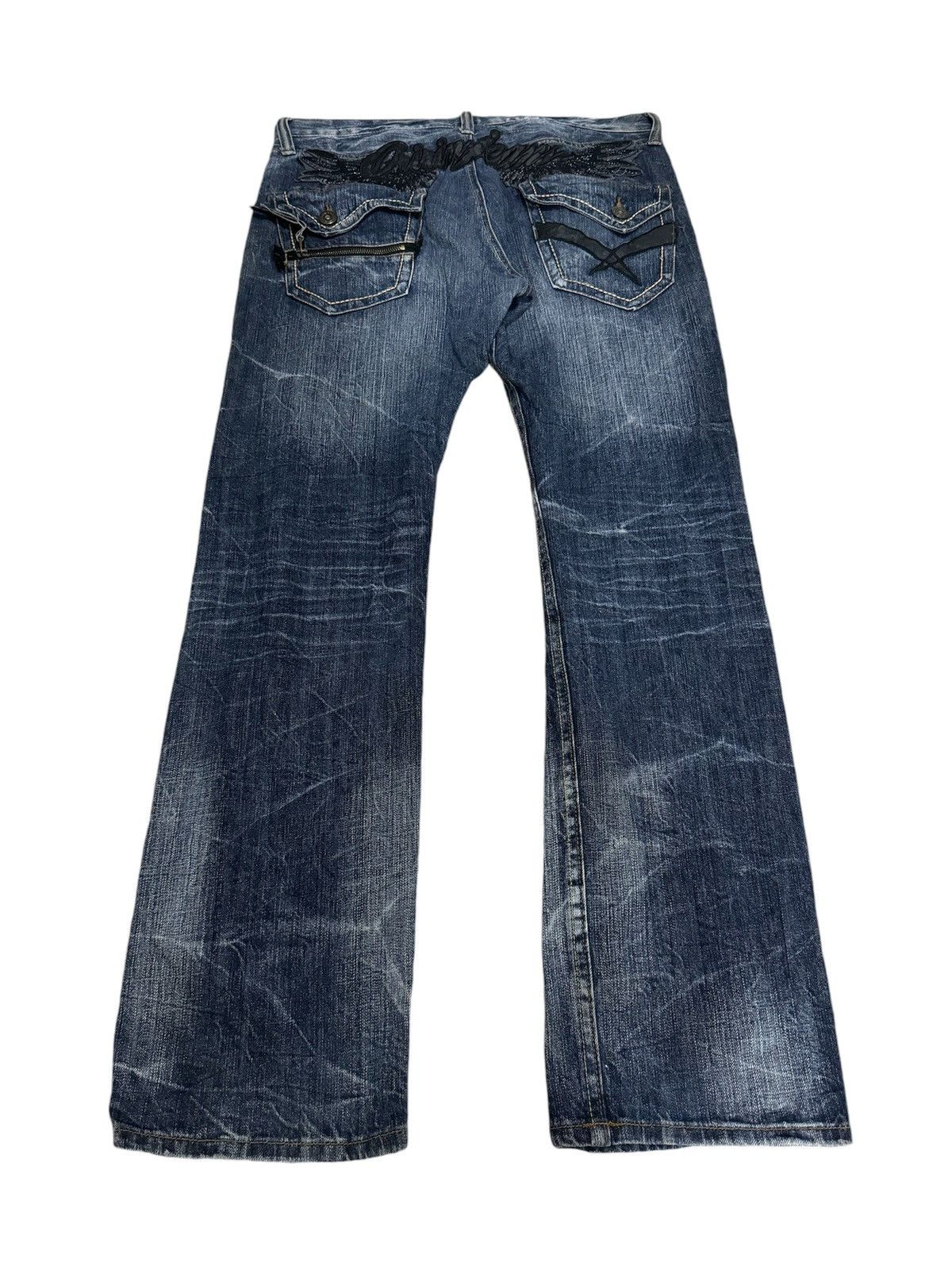Hysteric Glamour × Japanese Brand × Vintage Vintage Oririn Japan Wings Jeans Size US 37 - 6 Thumbnail