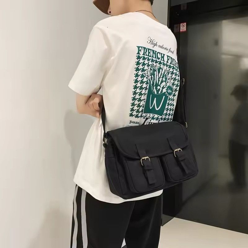 Japanese Brand Casual Canvas Shoulder Bag Size ONE SIZE - 3 Thumbnail