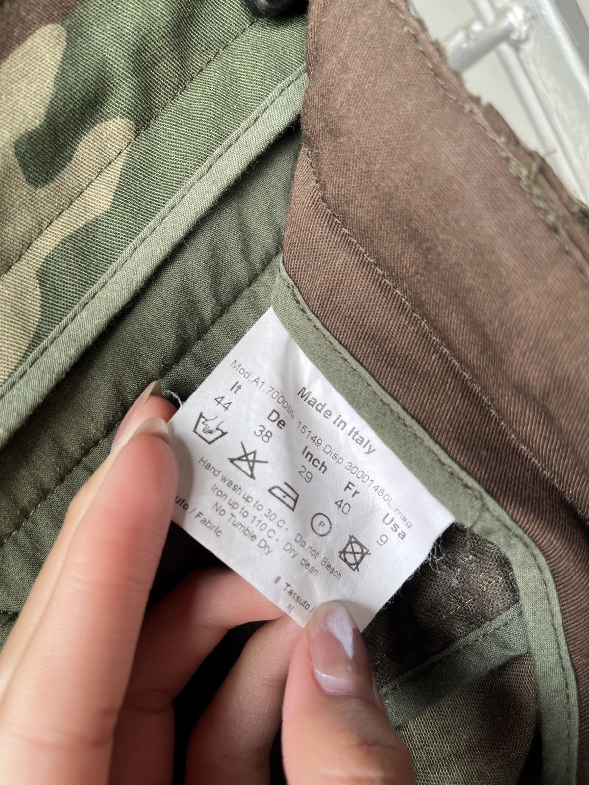 Fendi Fendi Y2K military army low rise pants Size 30" / US 8 / IT 44 - 9 Thumbnail