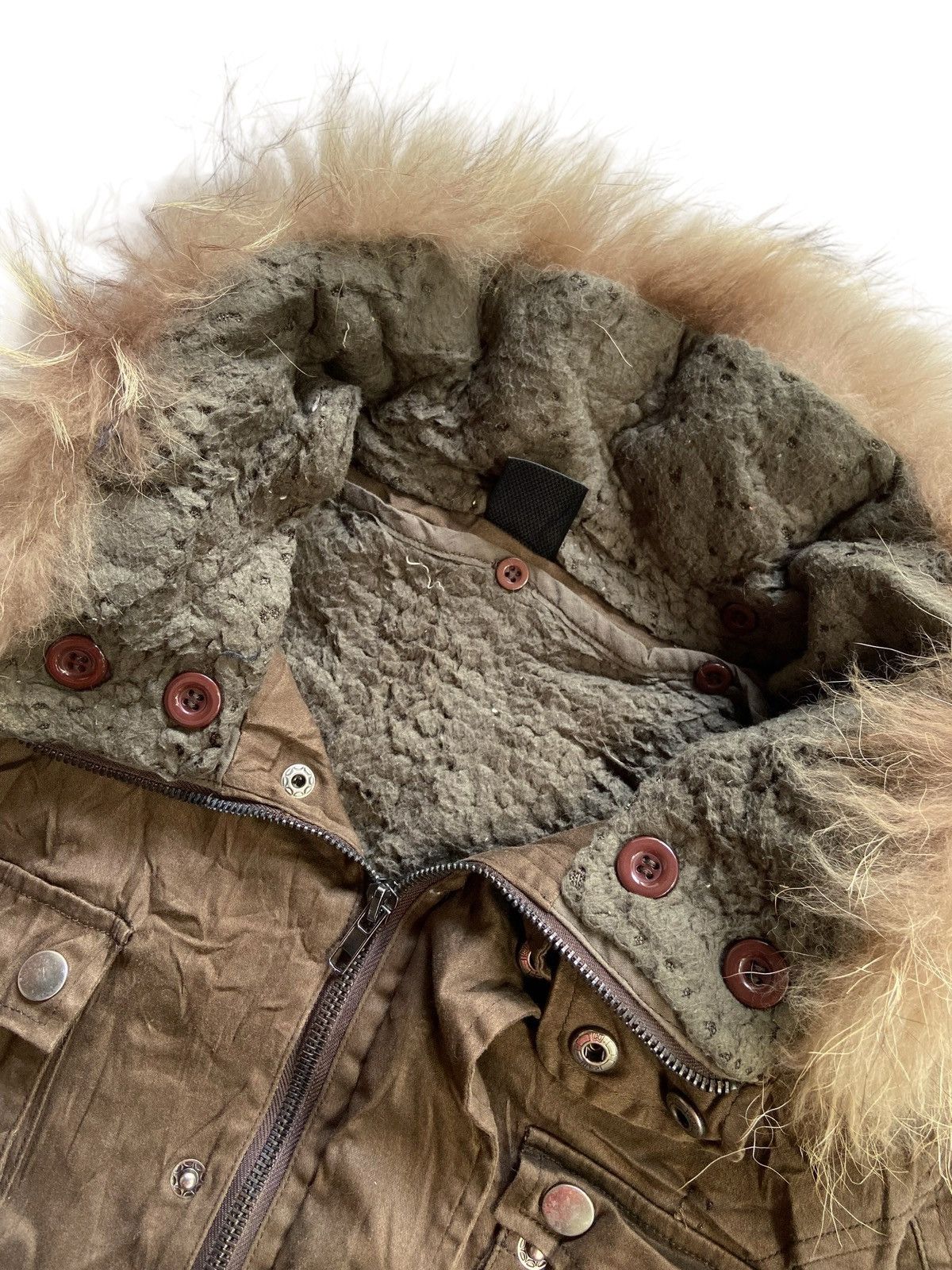 Japanese Brand JAPANESE BONDAGE SPLENDEUR FUR MULTI POCKET PUNK JACKET Size US S / EU 44-46 / 1 - 12 Thumbnail