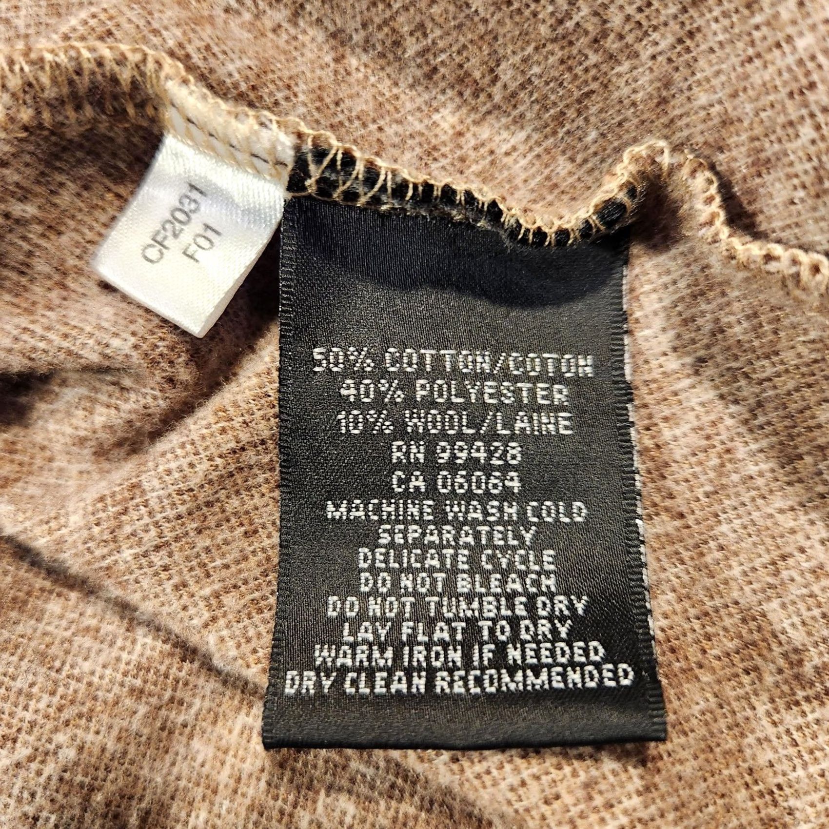 BUGATCHI VINTAGE Bugatchi Sweater Mens 2XL Brown Navy Striped PullOver Mock Neck 1/4 Zip Knit Cotton Wool Pullover Shirt Size US XXL / EU 58 / 5 - 3 Thumbnail