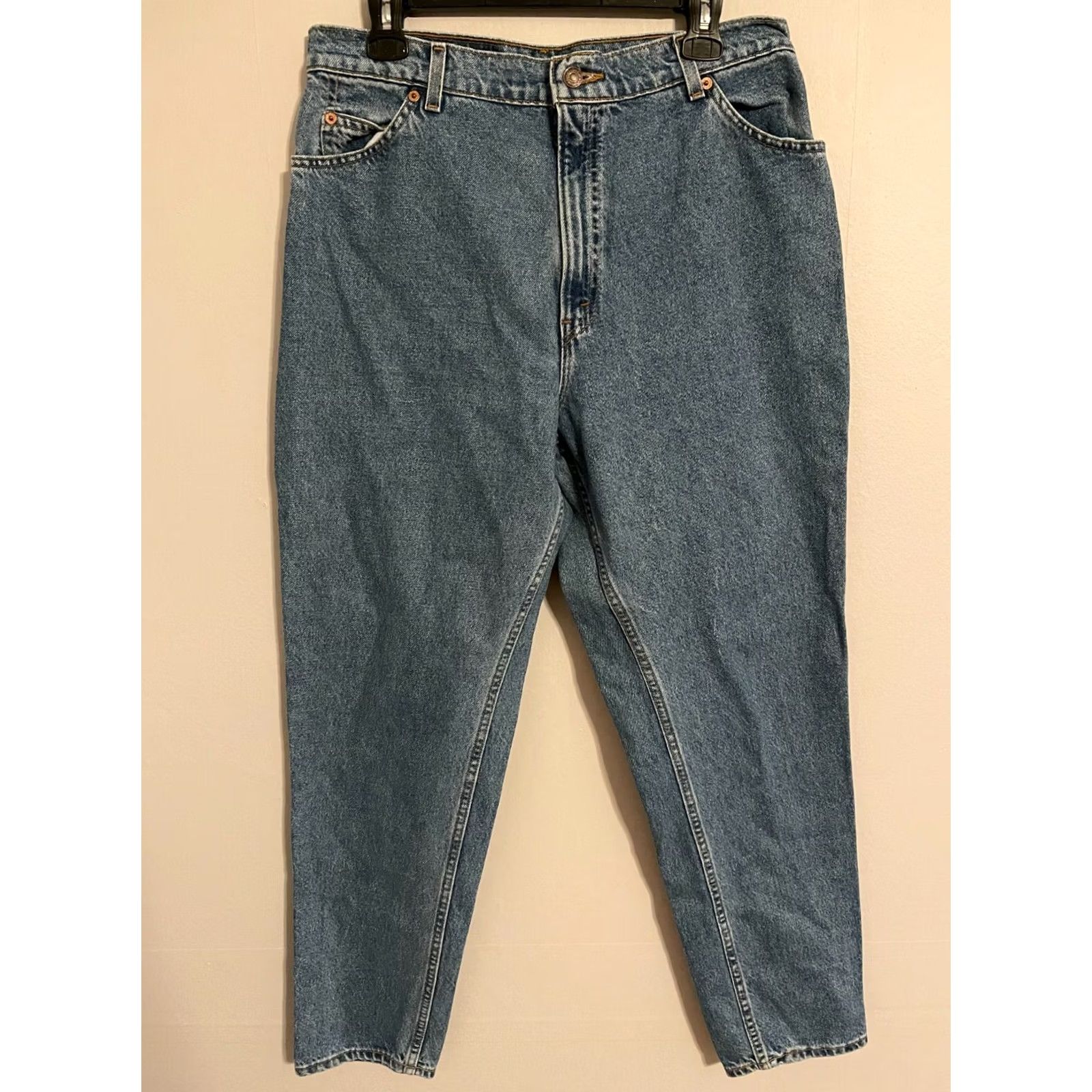 Levi's Vintage Levi'S 951 Relaxed Fit Tapered Denim Womens 16 Med Jeans - Blue Size 38" / US 16 / IT 52 - 3 Thumbnail