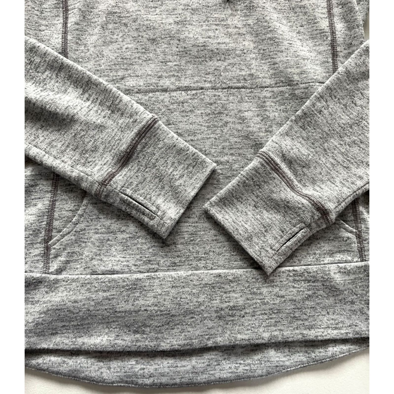KangaROOS Kuhl Women's Lea Pullover Shirt XS Women's Lea Pullover Gray Kangaroo Pocket Cowl Neck Pockets 90s No Size S / US 4 / IT 40 - 6 Thumbnail