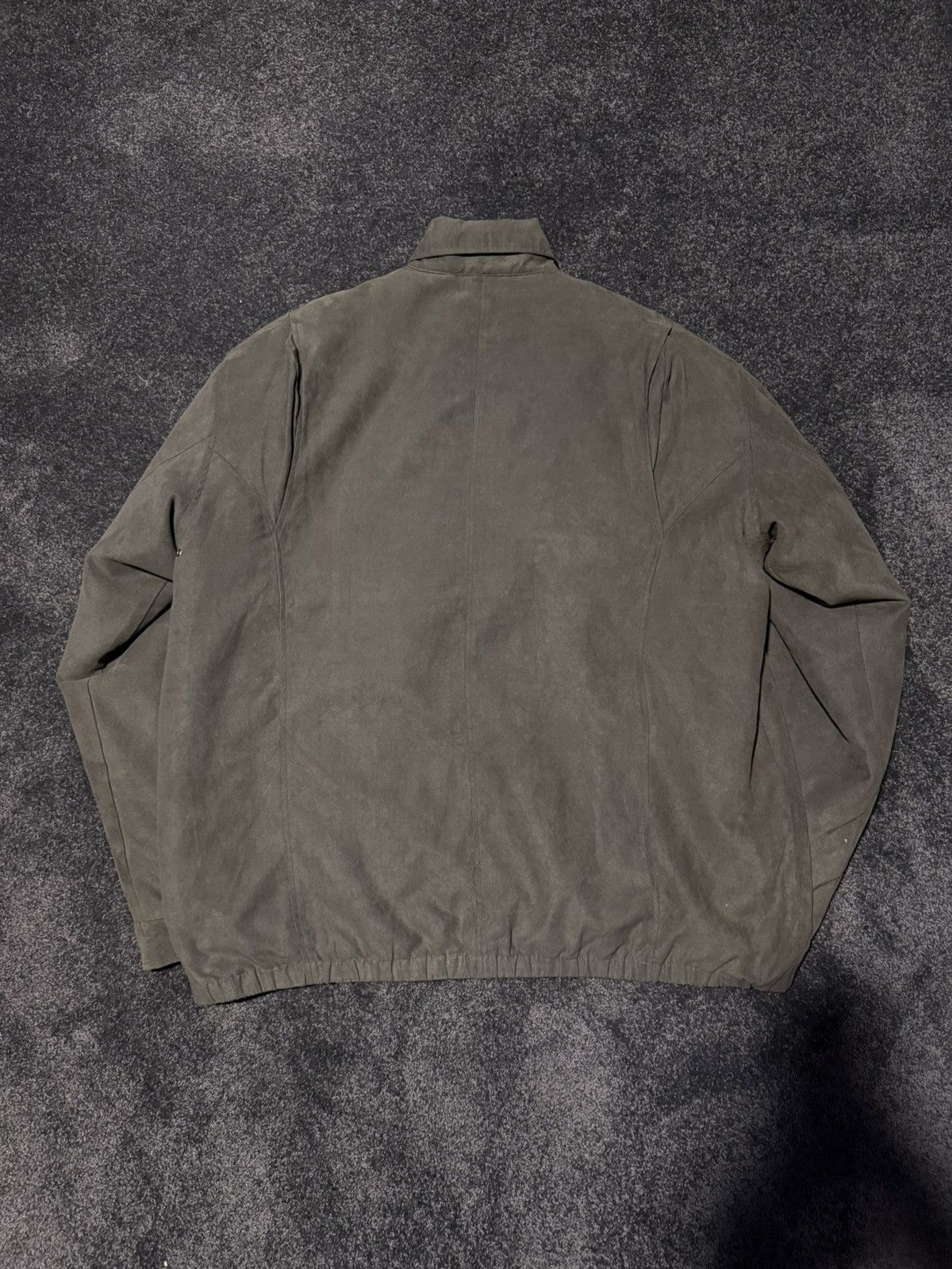 Vintage Dark Wash Vintage Suede Zip Up Jacket Size US XL / EU 56 / 4 - 9 Thumbnail