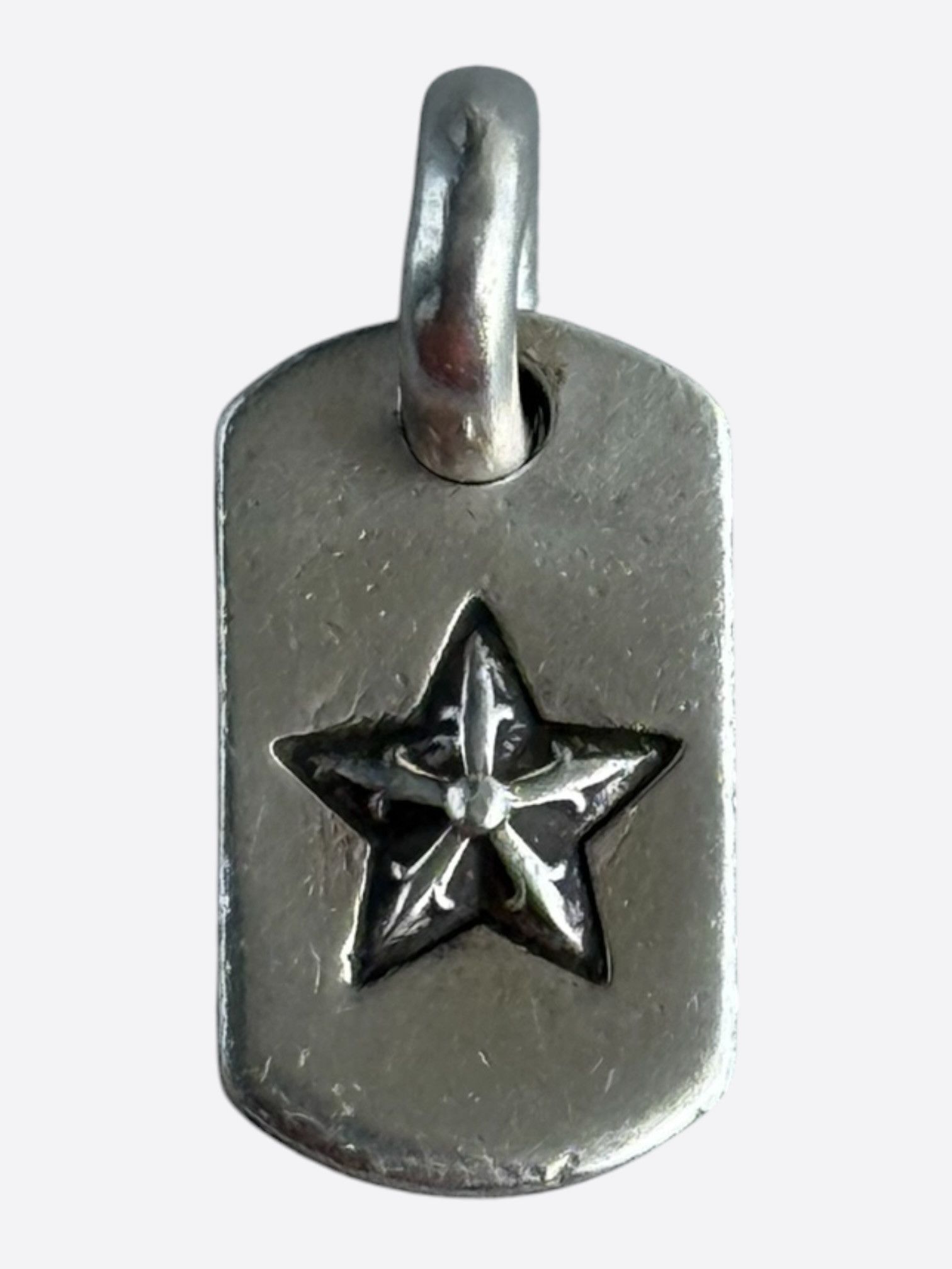 Chrome Hearts Chrome Hearts Silver Tiny Star Dog Tag Pendant Size ONE SIZE - 1 Thumbnail