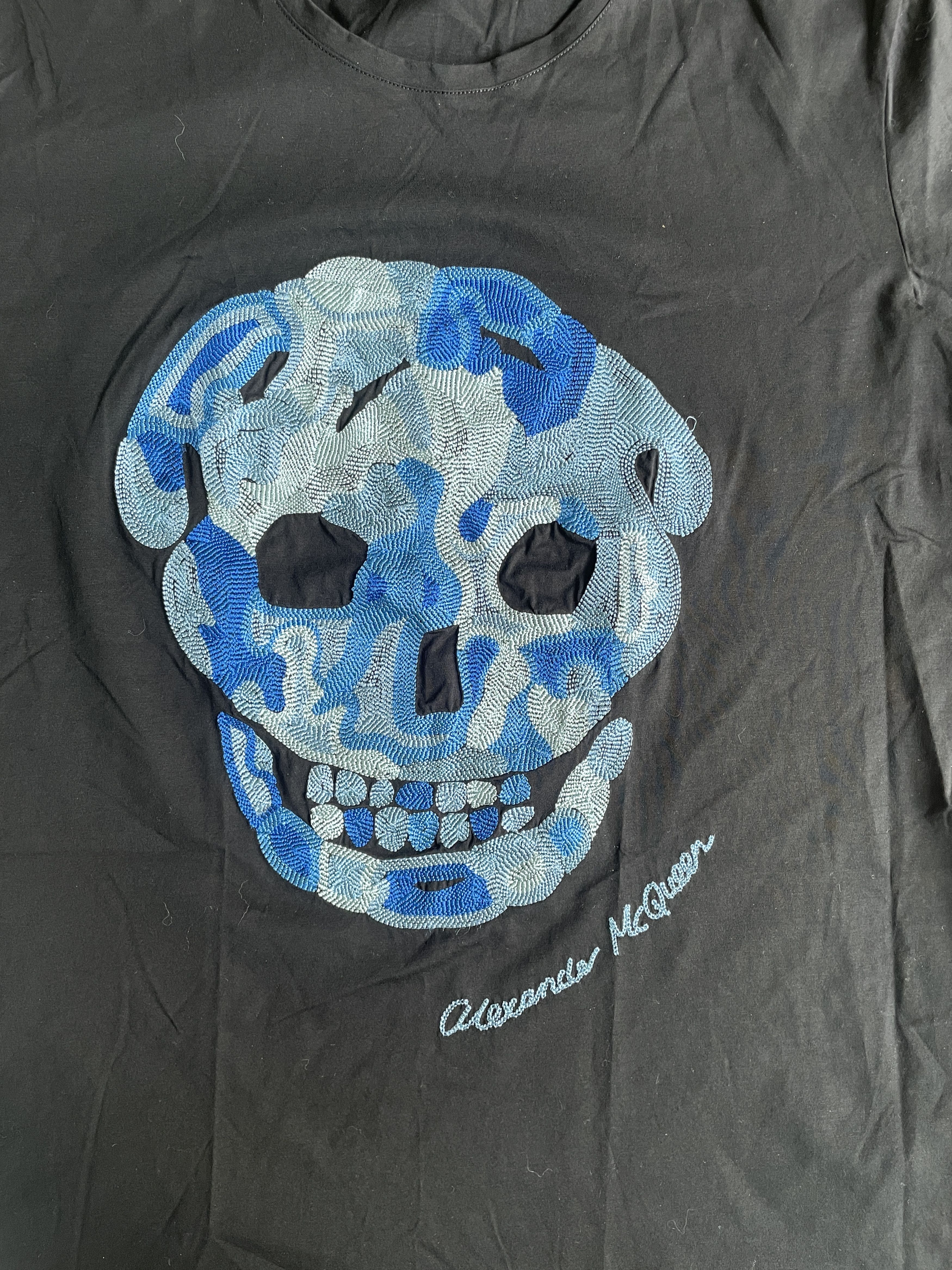 Alexander McQueen ALEXANDER MQUEEN Embroidery Skull T-Shirt Size US M / EU 48-50 / 2 - 3 Thumbnail