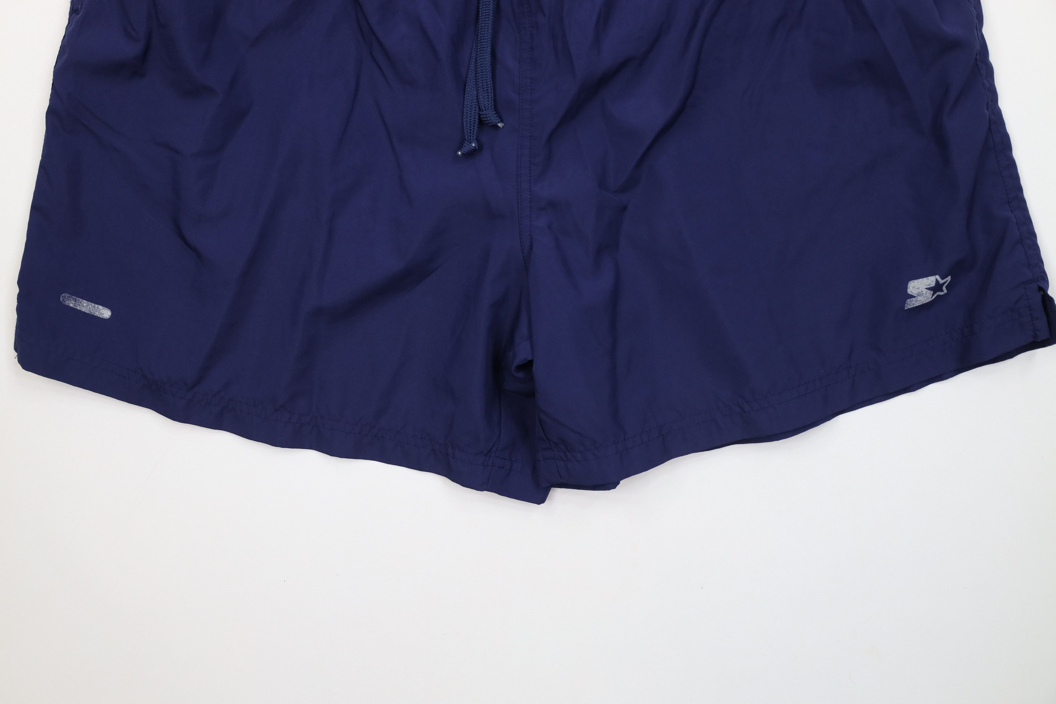 Starter Vintage 90s Starter Lined Running Jogging Shorts Blue Size US 34 / EU 50 - 4 Thumbnail