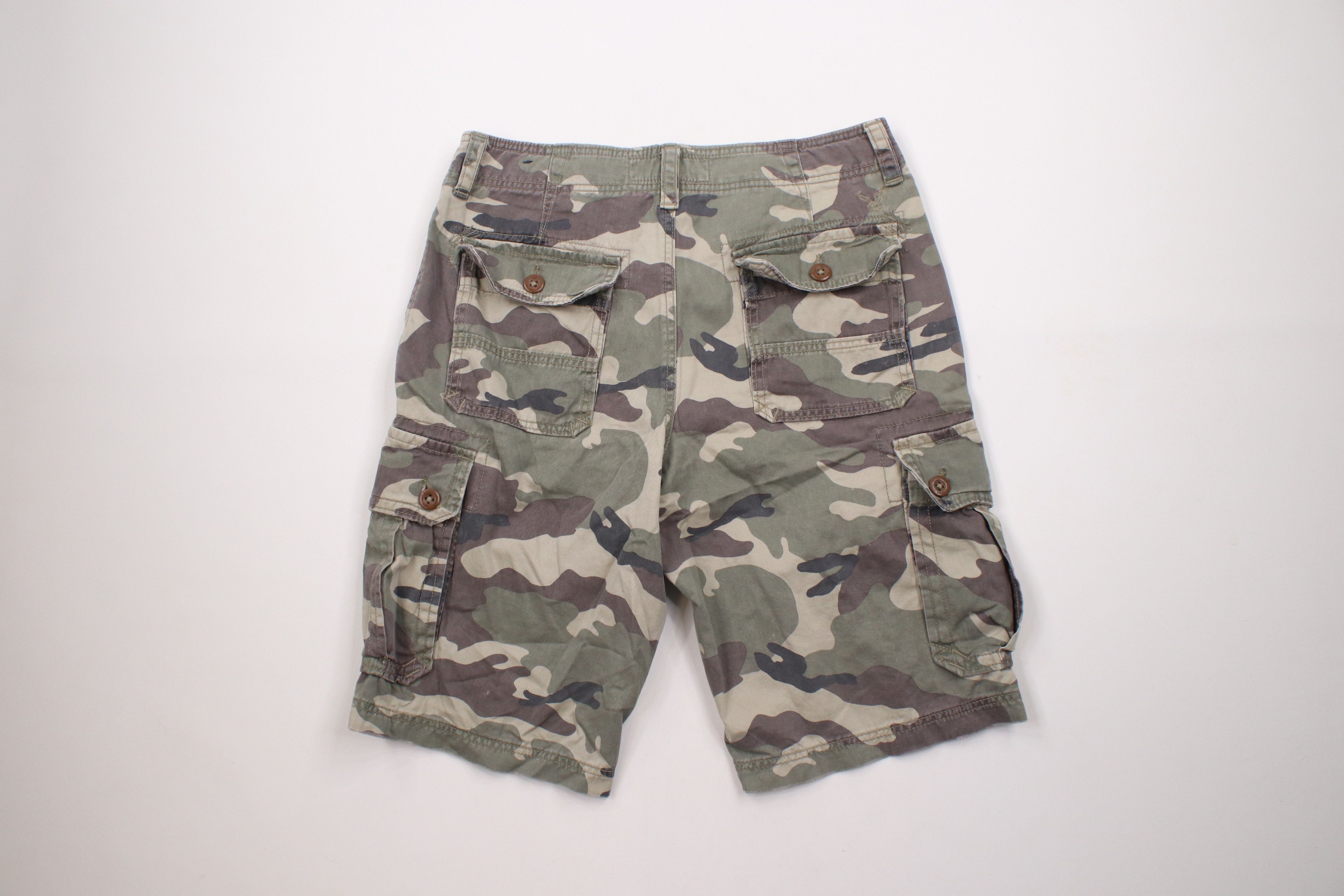 American Eagle Outfitters × Vintage Vintage Y2K American Eagle Outfitters Camouflage Shorts Size US 31 - 10 Thumbnail