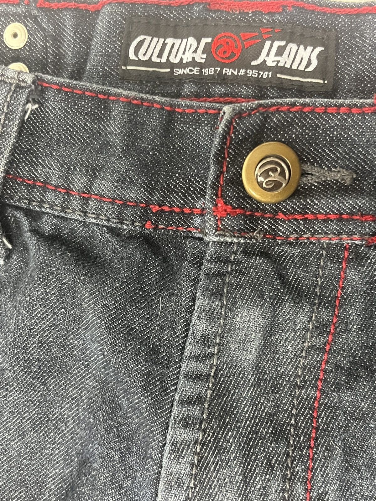 Ed Hardy × Southpole Culture Jeans Winged Cross Denim Size US 36 / EU 52 - 4 Thumbnail