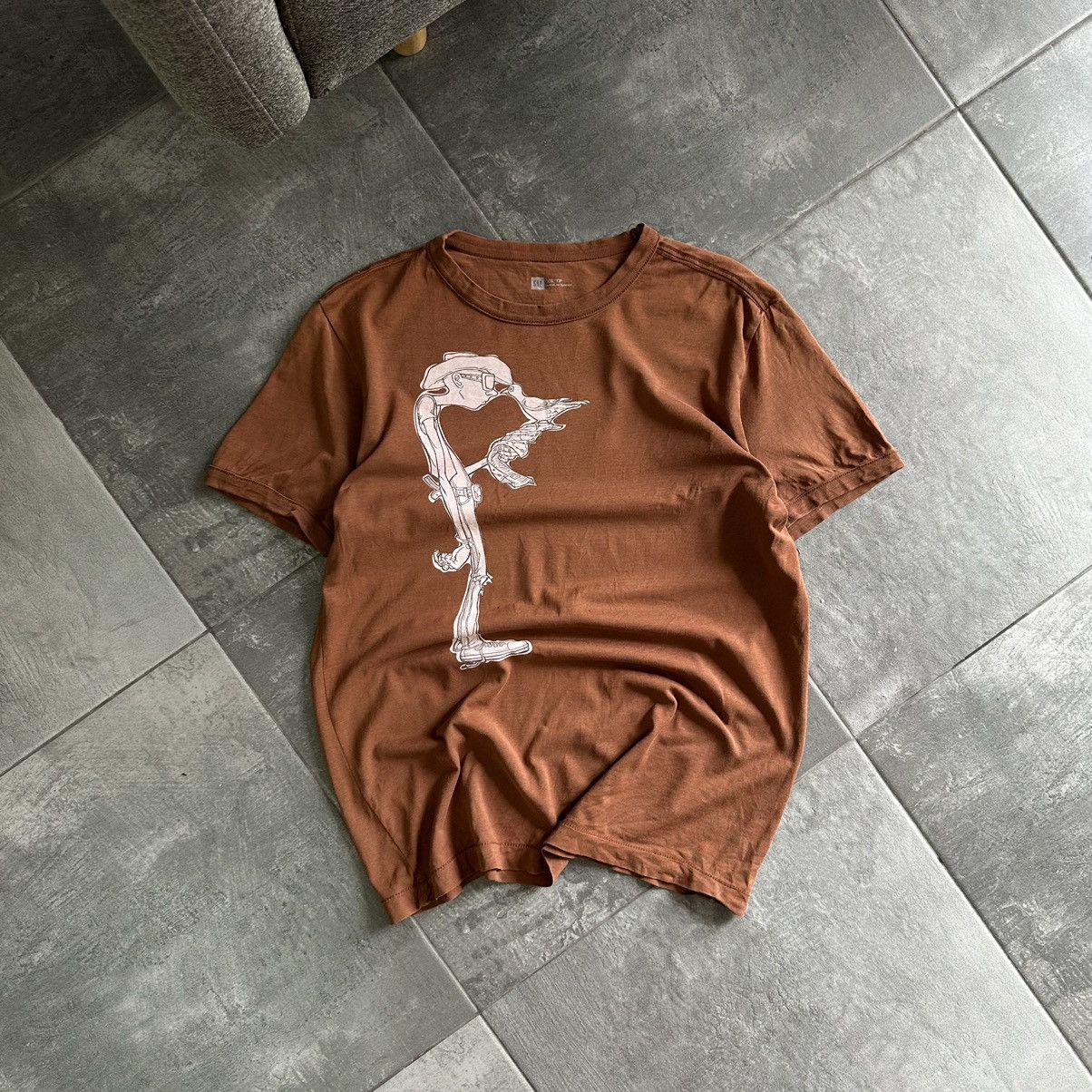 Vintage Japanese Style T-shirts Joke Cartoon Gap Y2K 00s