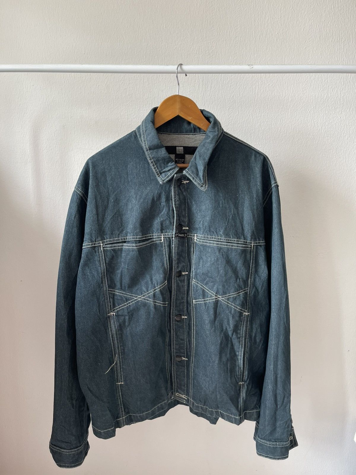 CLOSED × Marithe + Francois Girbaud 2000s Marithe Francois Girbaud Denim Jacket Size US XL / EU 56 / 4 - 10 Thumbnail