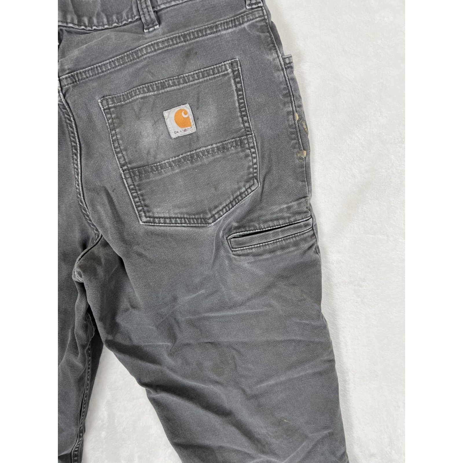 Carhartt Vintage Carhartt Carpenter Pants Gray Size 34x30 Distress Size US 34 / EU 50 - 10 Thumbnail