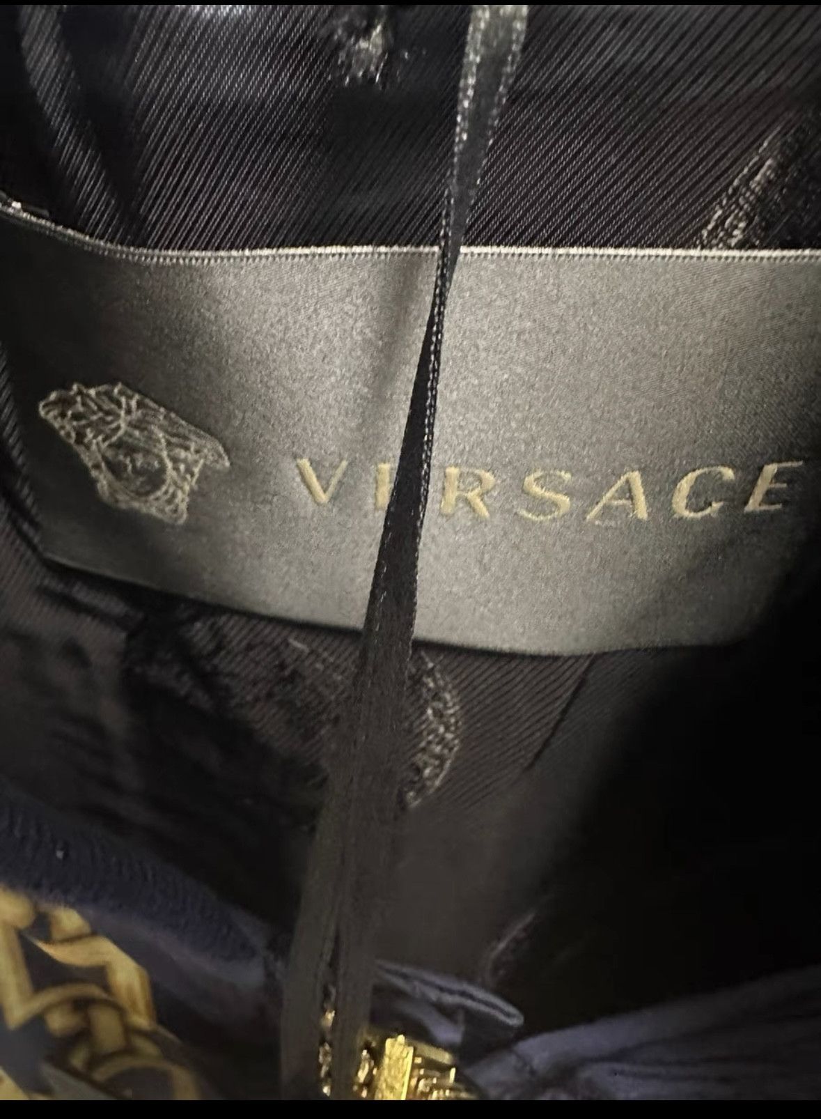 Versace Versace Medusa Print Blue Bomber Jacket - dmc Size US M / EU 48-50 / 2 - 2 Thumbnail