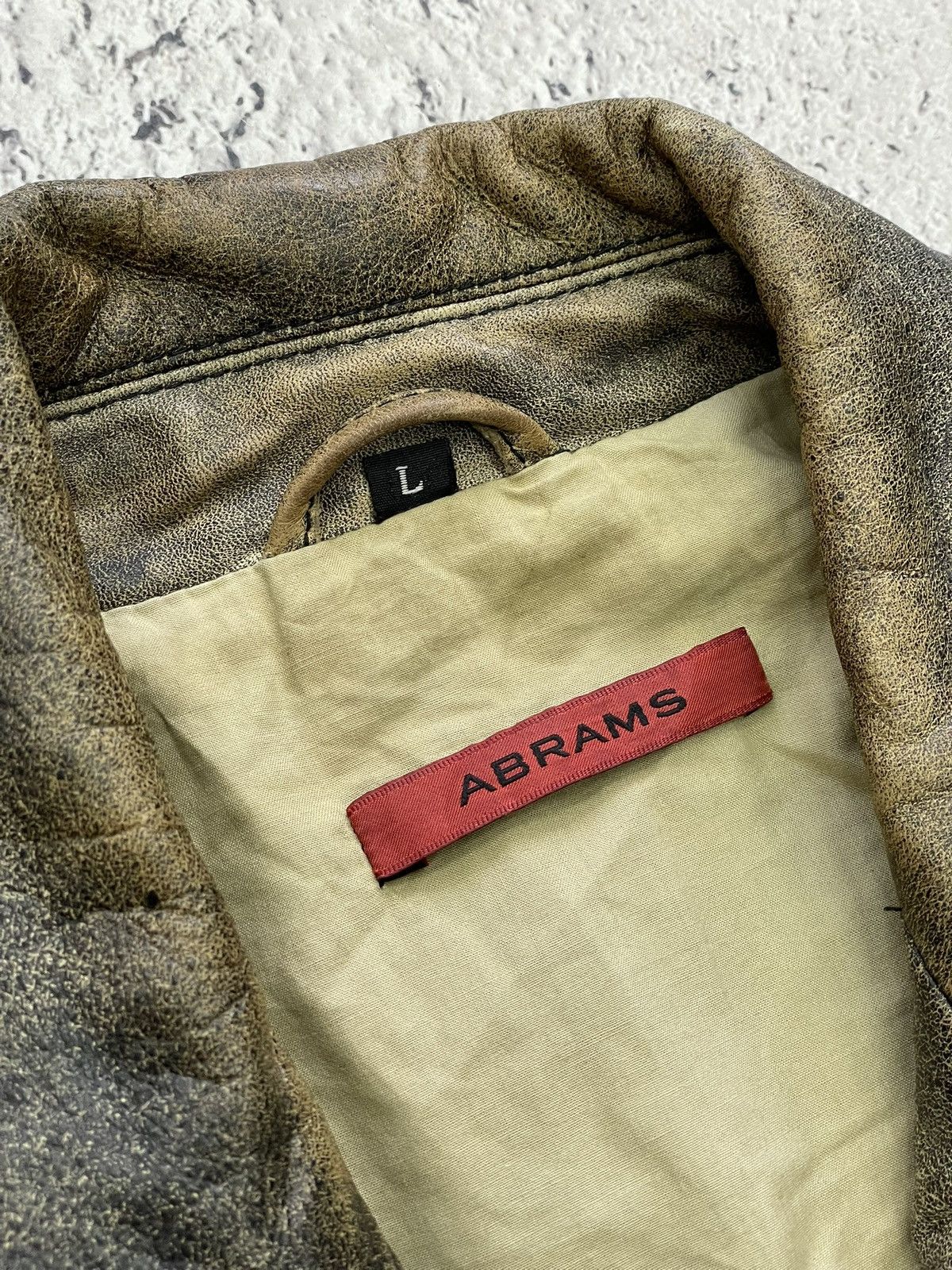Japanese Brand Hype washed leather acant garde jacket diesel style y2k Size US M / EU 48-50 / 2 - 4 Thumbnail