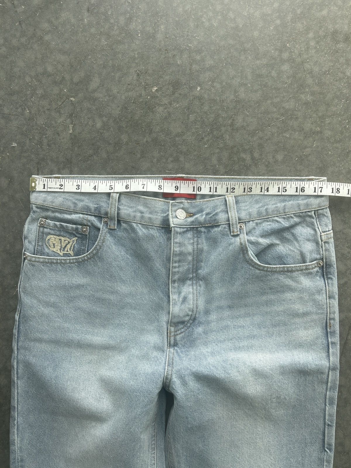 Fugazi Fugazi Chainstitched Baggy Jeans Size US 35 - 8 Thumbnail