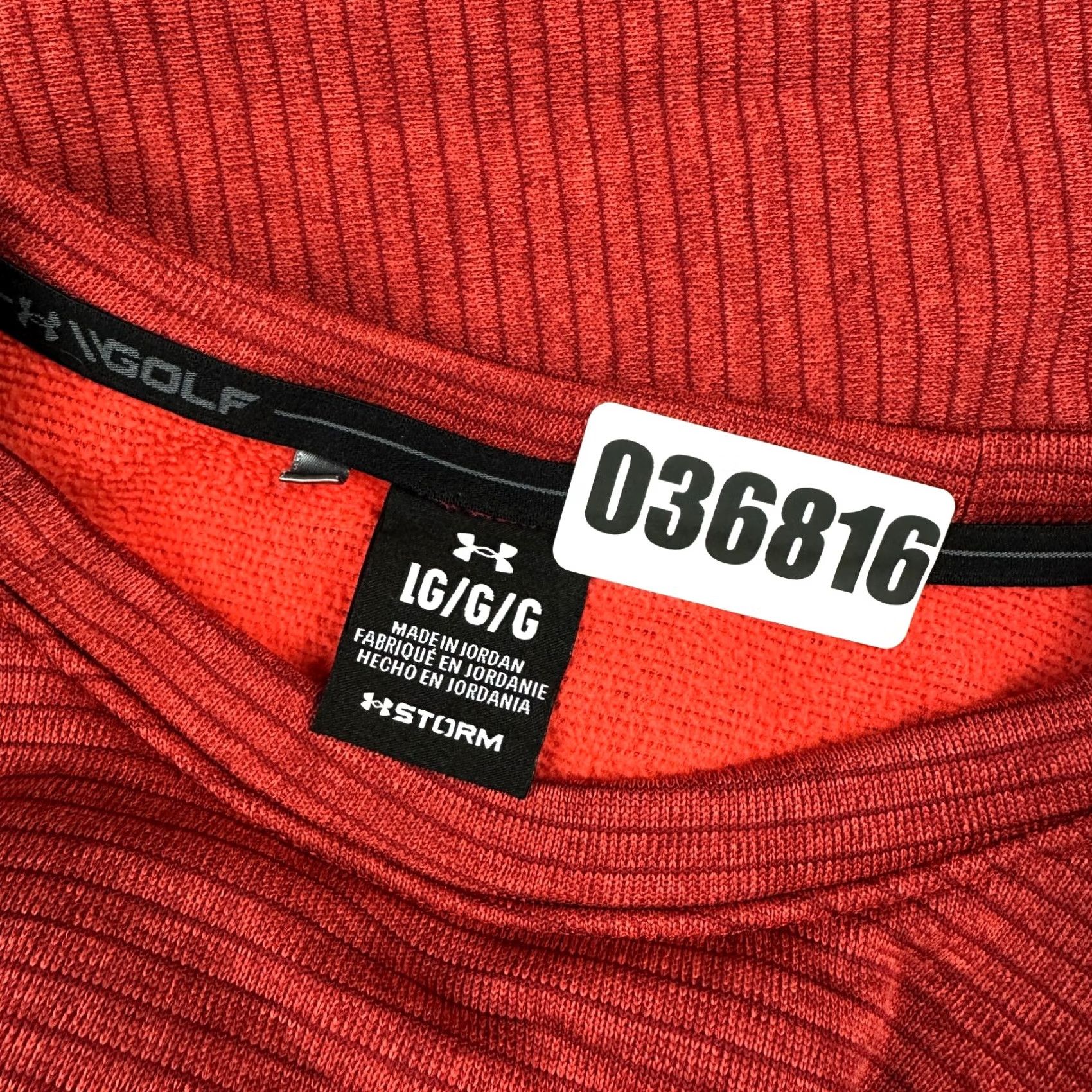 Under Armour Under Armour Sweater Golf Pullover Men L Red Storm Fleece Knit Crew Neck Regular Size US L / EU 52-54 / 3 - 8 Thumbnail