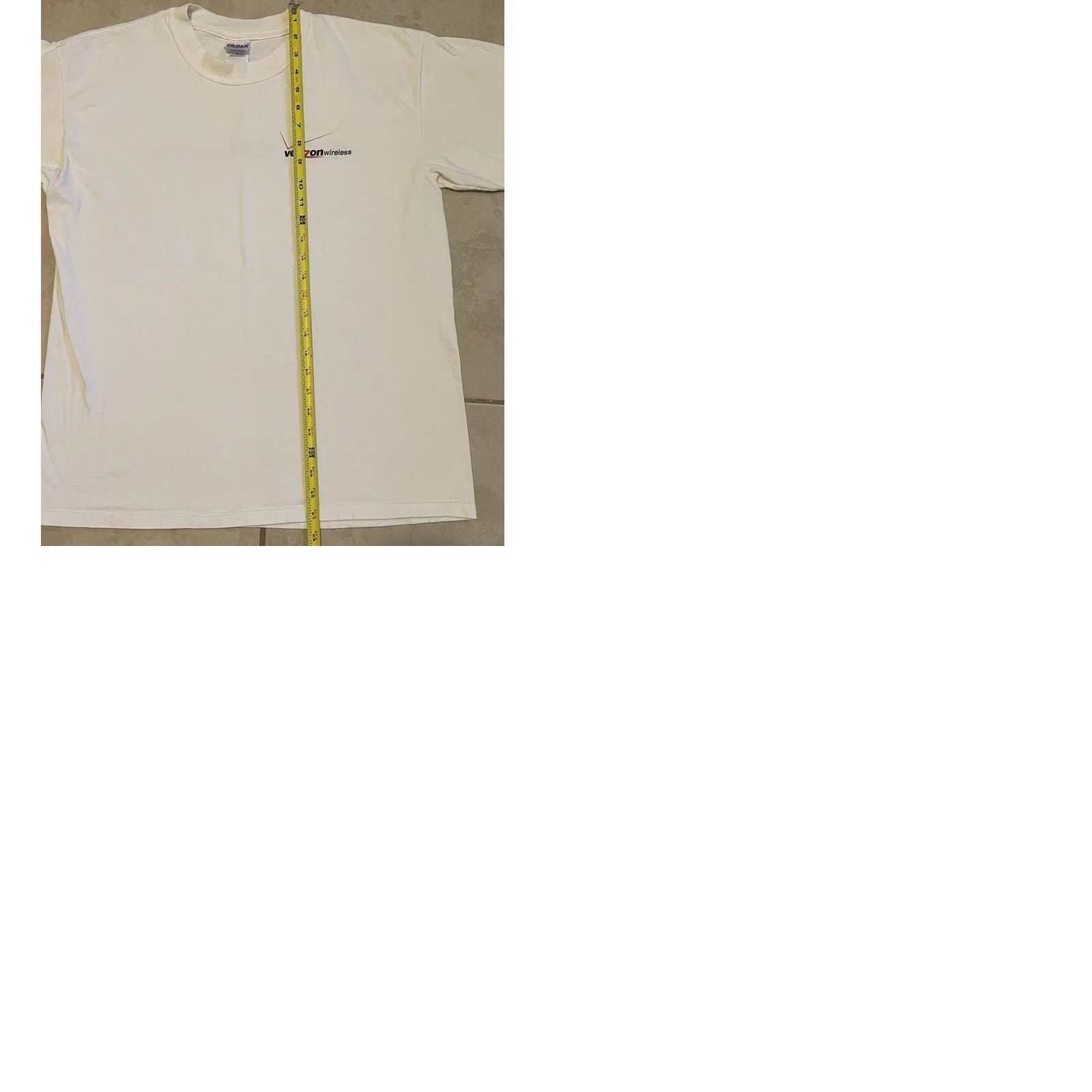 Vintage VINTAGE Verizon Wireless Faded Shirt M White Crew Neck Cotton Mens T-Shirt 90s 2000s Cell Phone Internet Grunge Retro Hip Hop Size US M / EU 48-50 / 2 - 9 Thumbnail