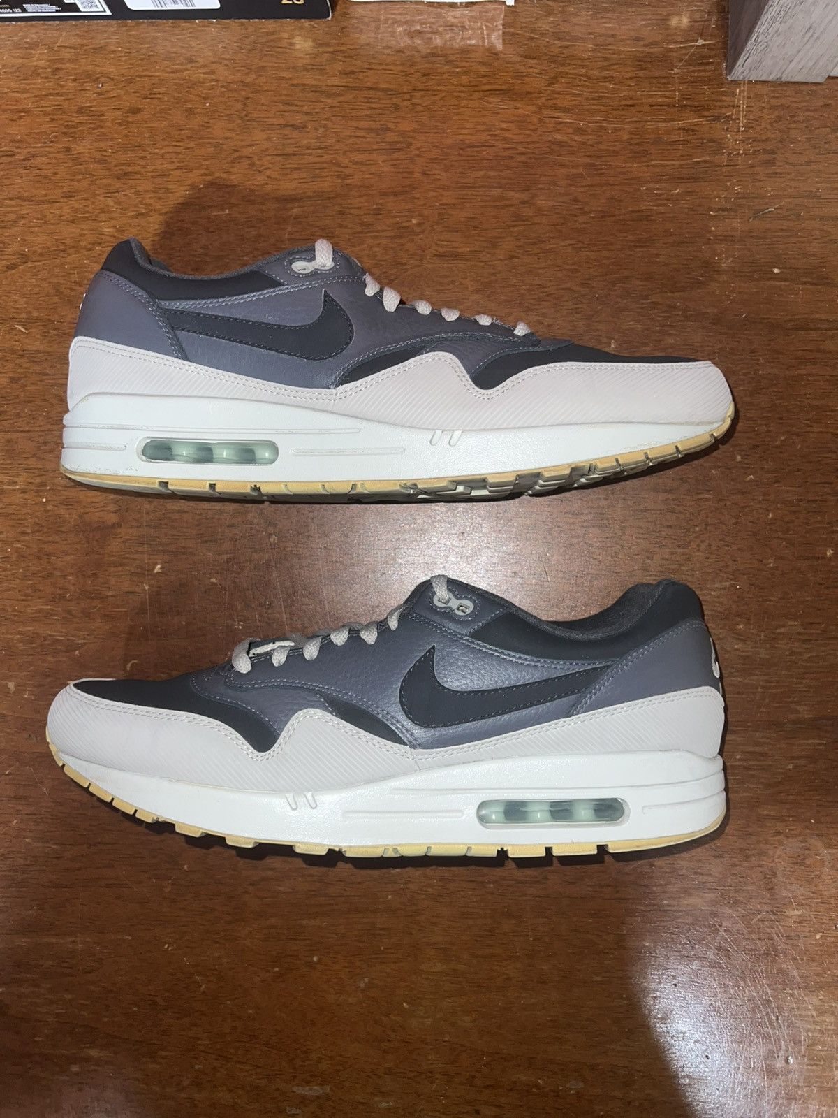 Air Max 1 Leather Dark Ash size 13