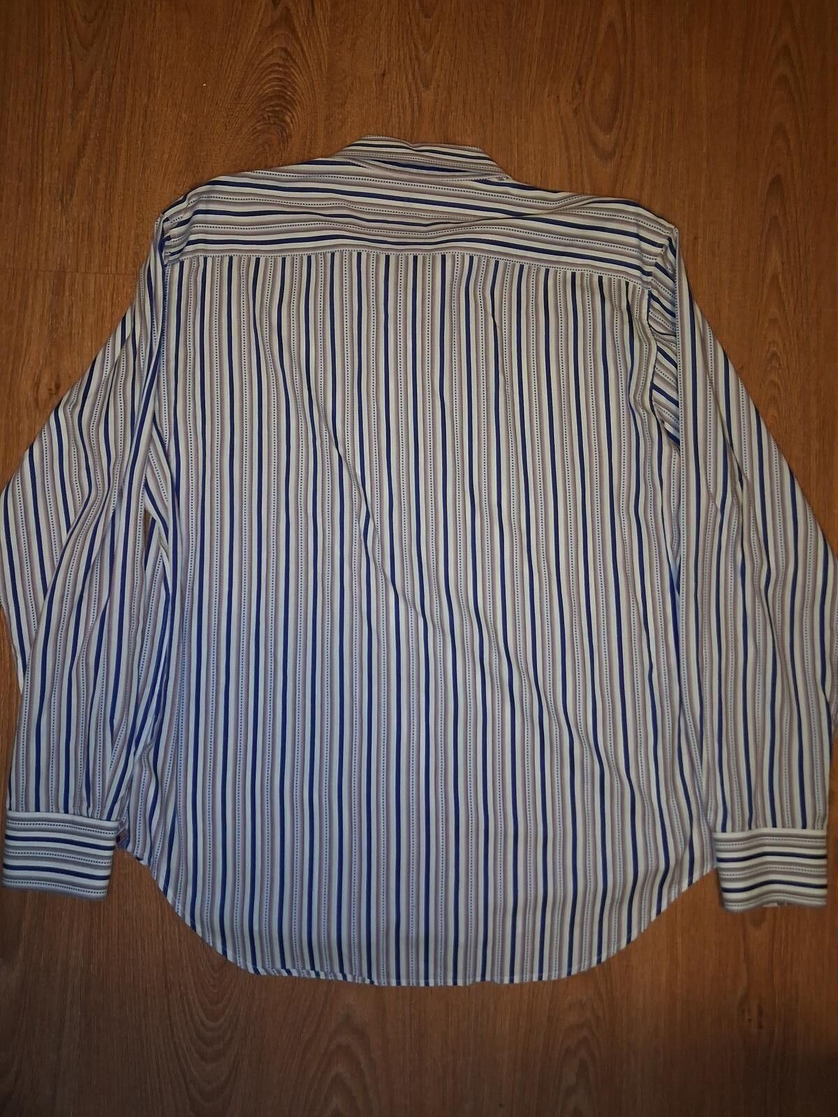 Robert Graham Robert Graham Shirt XL Multicolor Cotton Striped Flip Cuff Size US XL / EU 56 / 4 - 8 Thumbnail