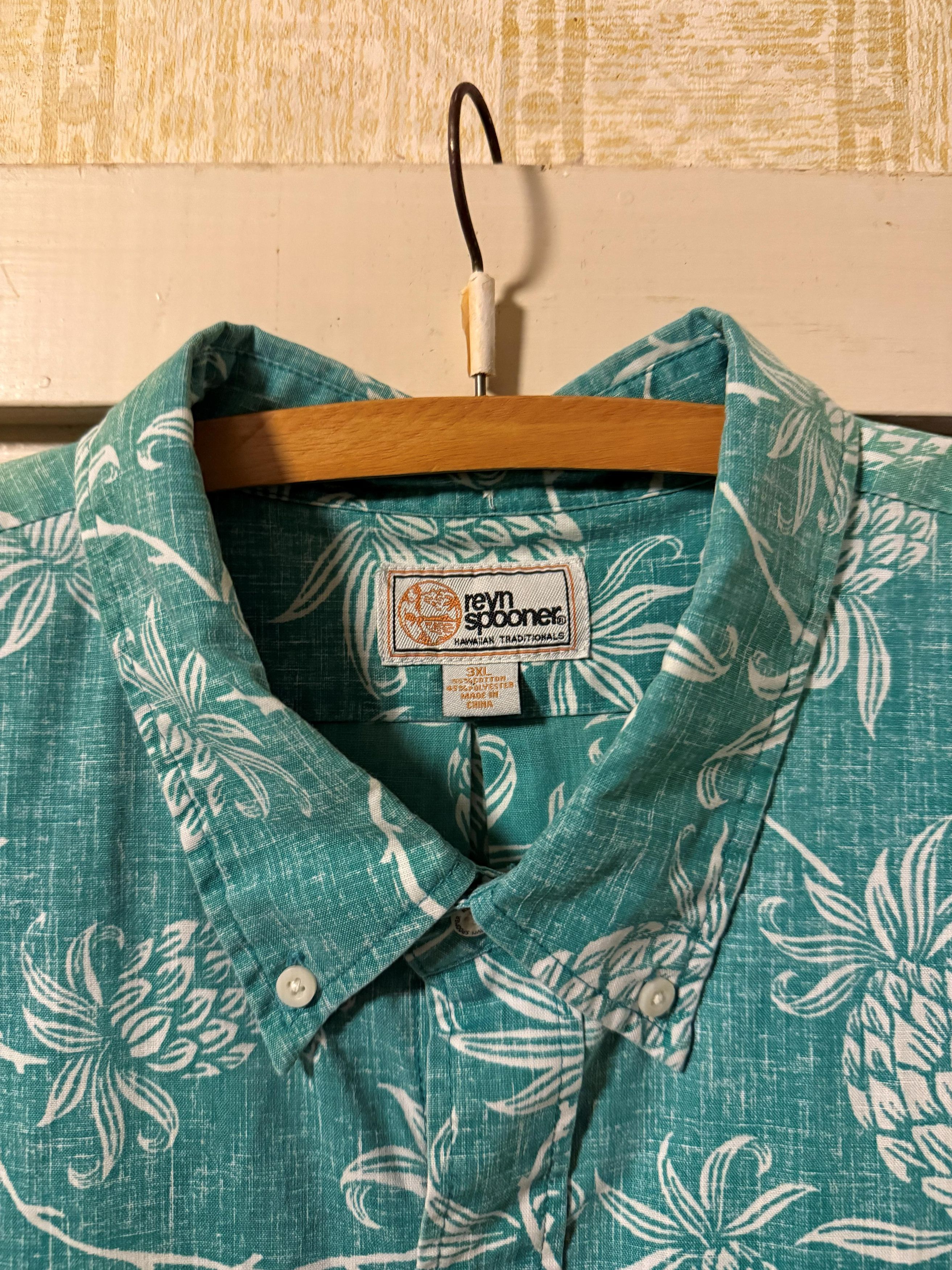Reyn Spooner Reyn Spooner Sun Faded Ombre Pineapple Hawaiian Shirt 3XL Size US XXL / EU 58 / 5 - 2 Thumbnail