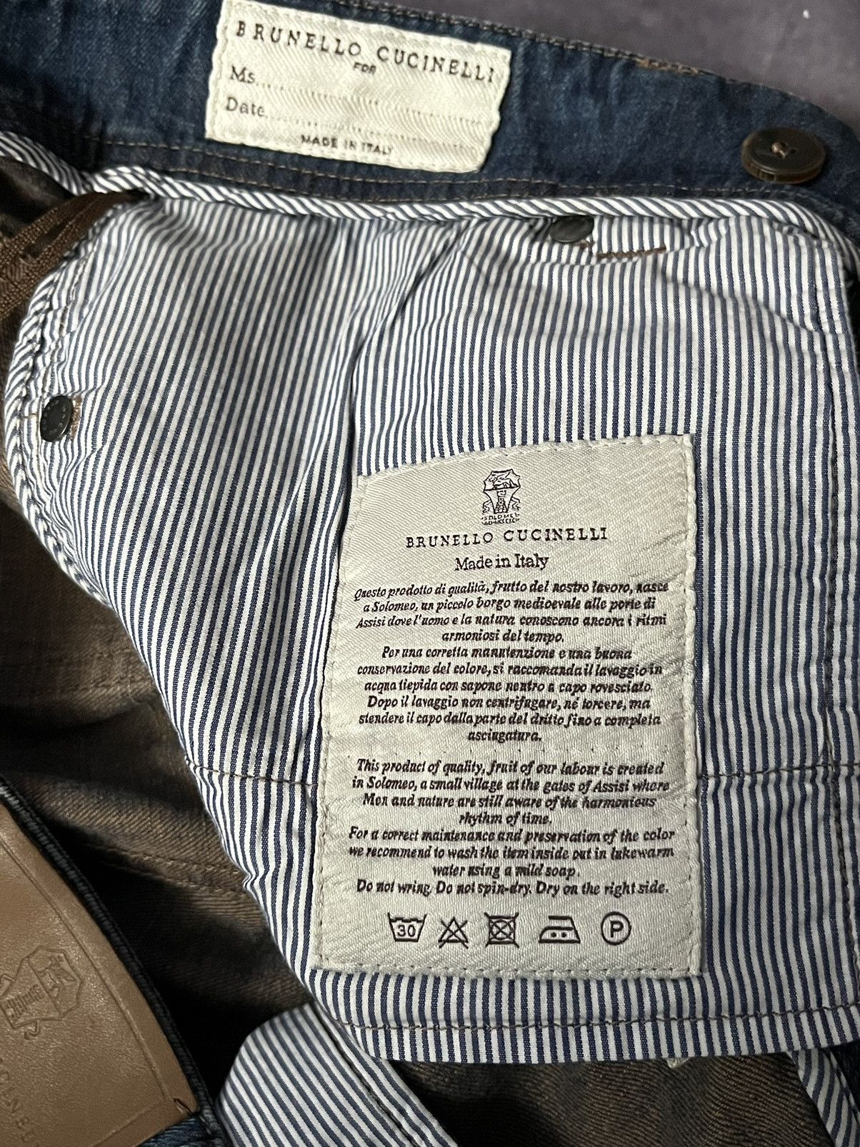 Brunello Cucinelli Brunello Cucinelli Blue Women’s Jeans Denim Size IT 42/US 6 Size 28" / US 6 / IT 42 - 11 Thumbnail